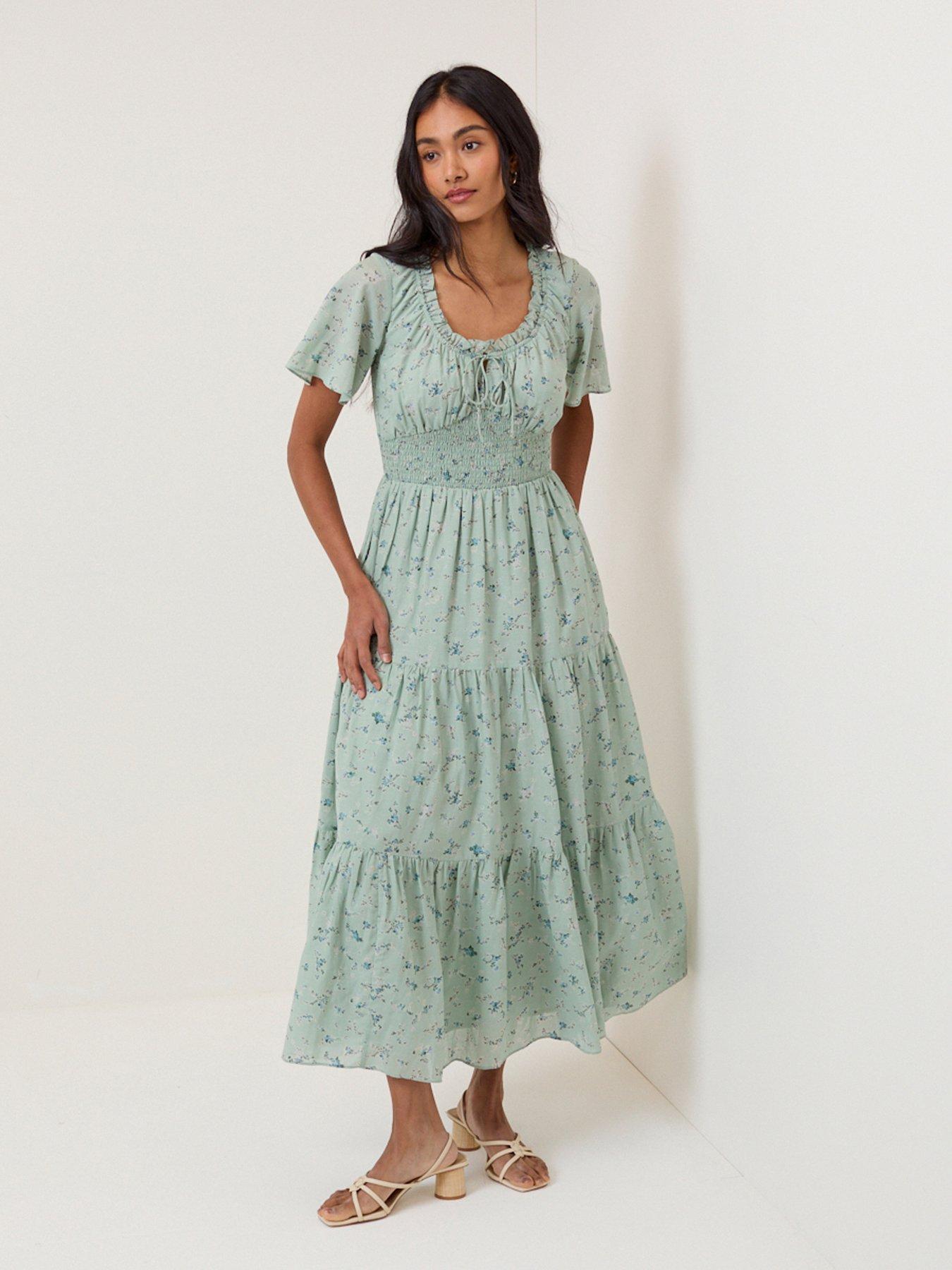 Nobodys Child: Caliope Midi Dress - Blue