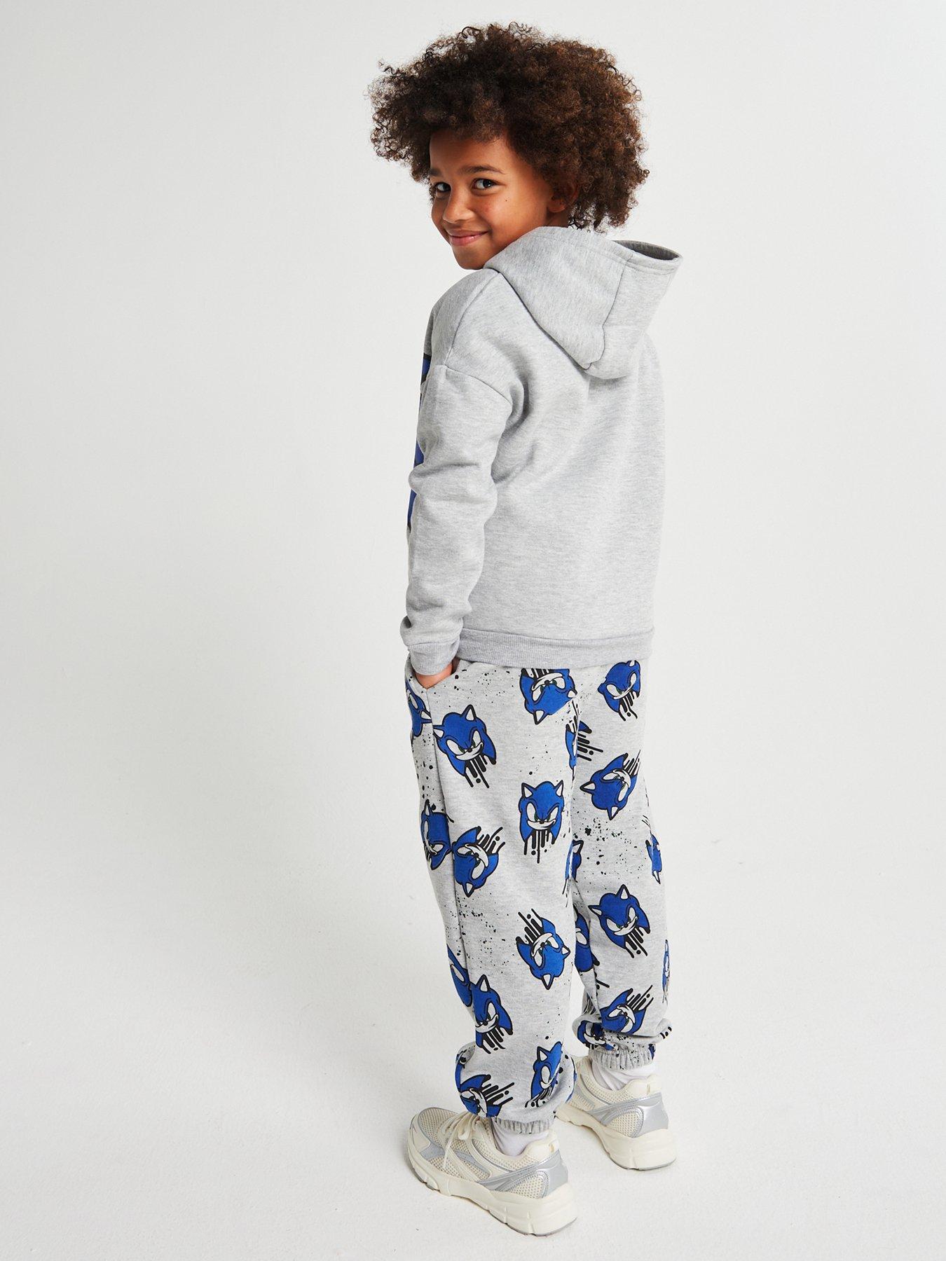 Image 2 of 6 of Brand Threads Sonic the Hedgehog Boys Jogger Set