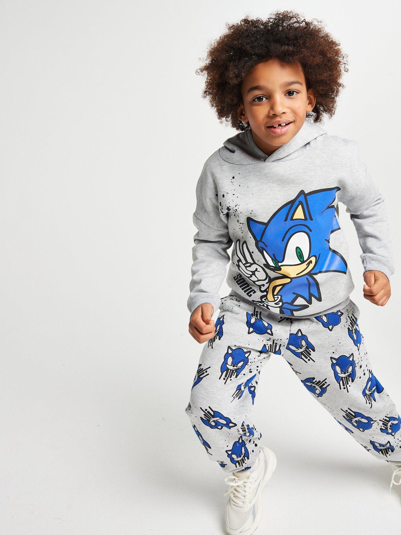 Image 4 of 6 of Brand Threads Sonic the Hedgehog Boys Jogger Set
