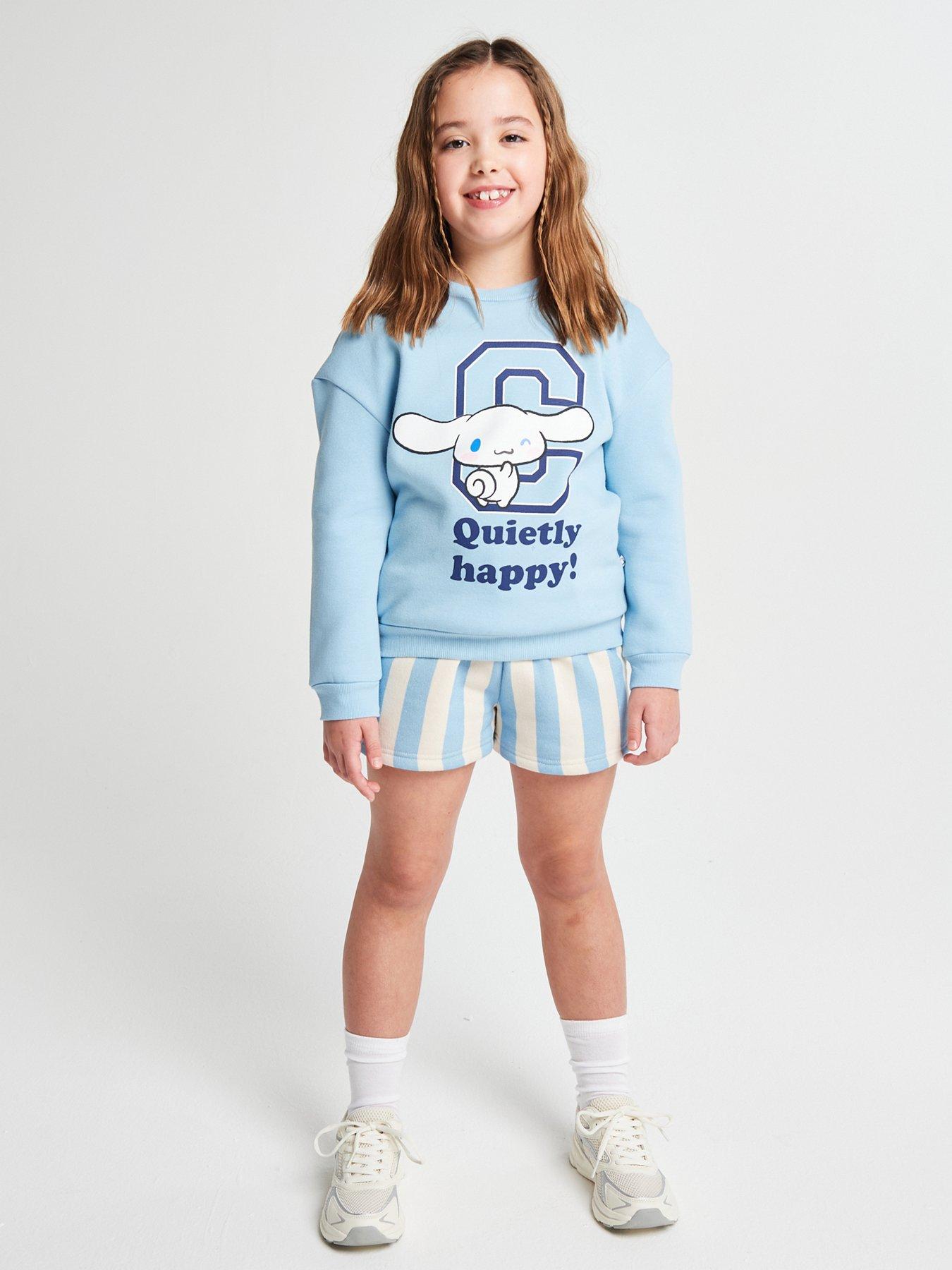 Brand Threads Cinnamoroll Girls Daywear Set, Blue, Size 8-9 Years