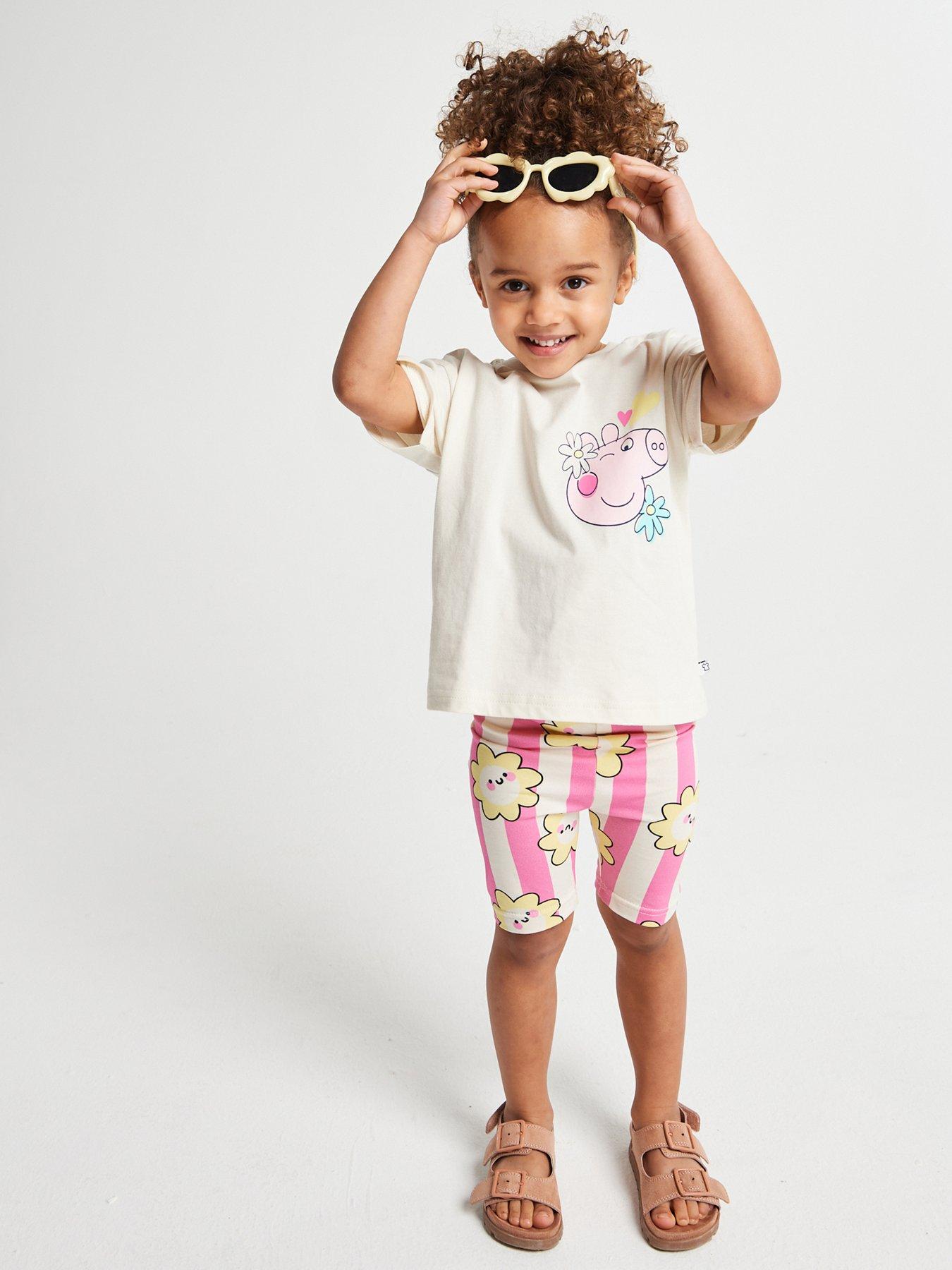 Brand Threads Peppa Pig Girls Daywear Set