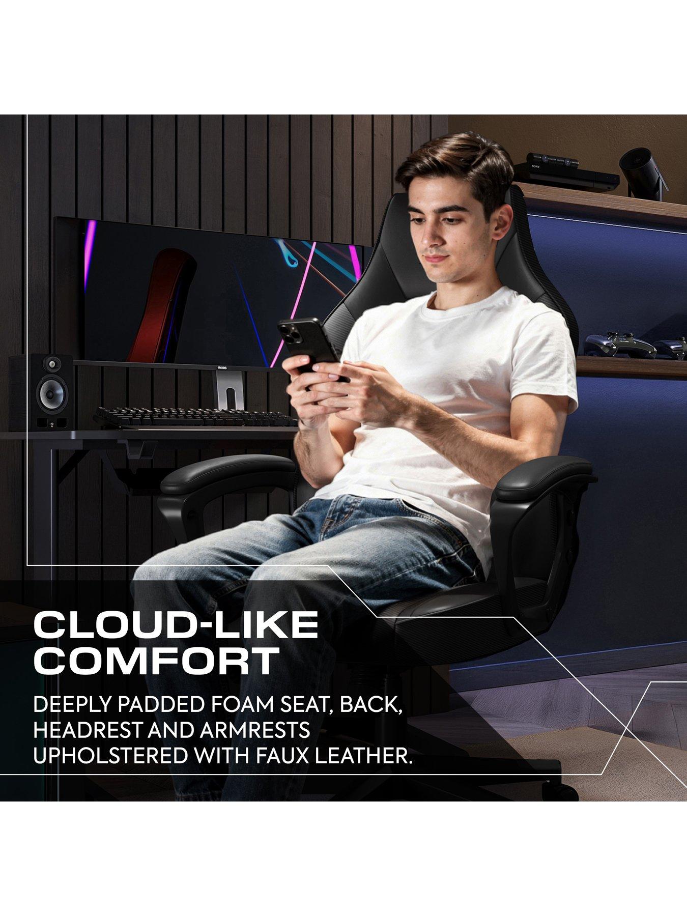 Image 4 of 7 of X Rocker Tempest Ergonomic PC Office Gaming Chair - Black