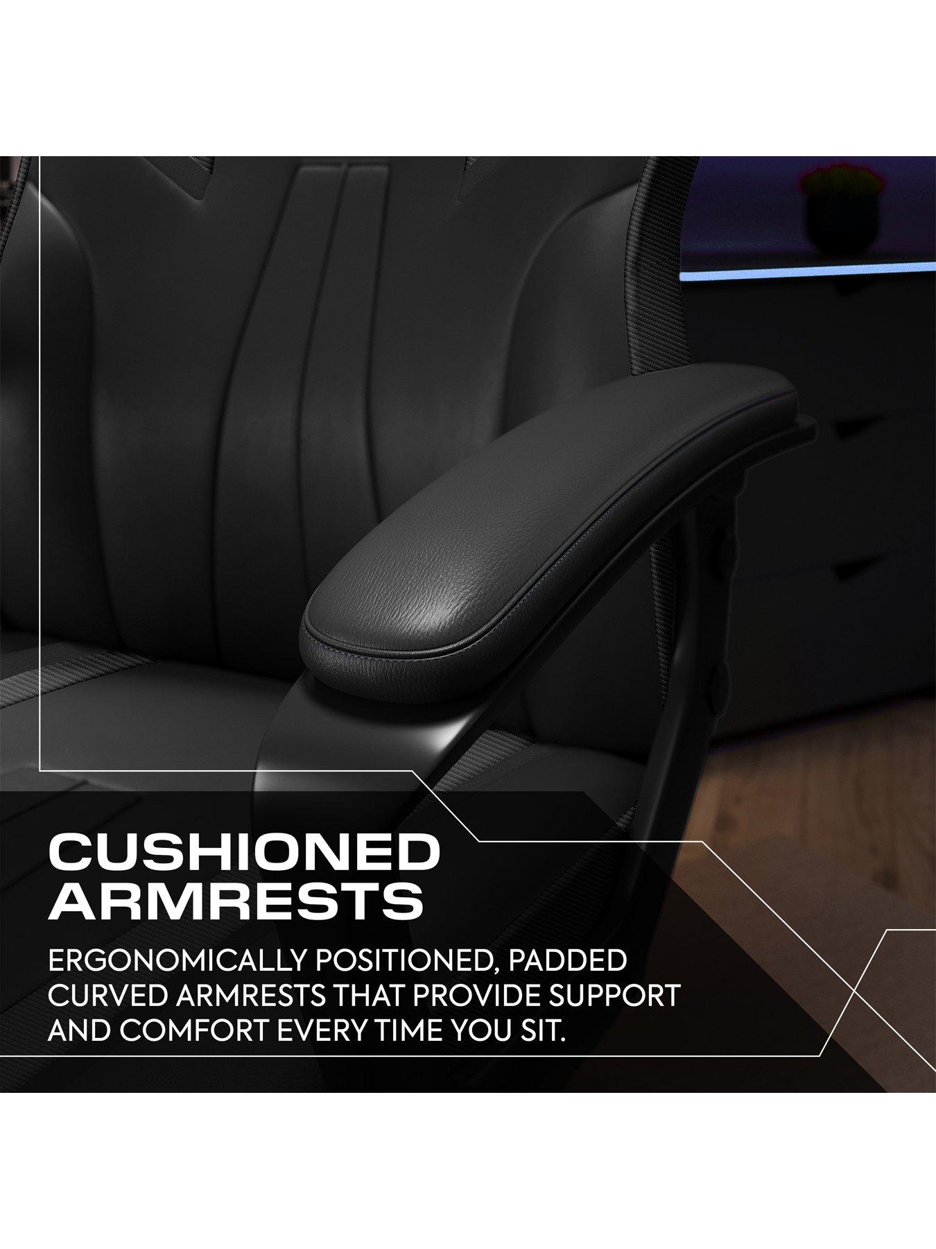 Image 5 of 7 of X Rocker Tempest Ergonomic PC Office Gaming Chair - Black