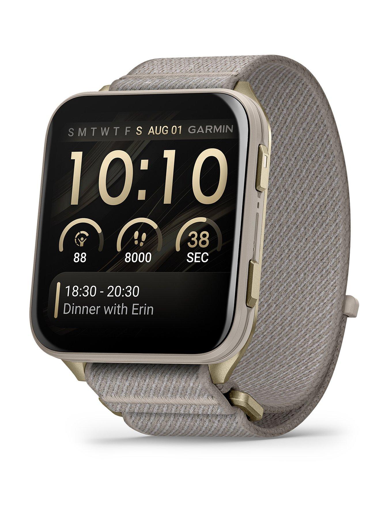Image 1 of 8 of Garmin Garmin Venu X1 Smartwatch - Soft Gold/French Grey