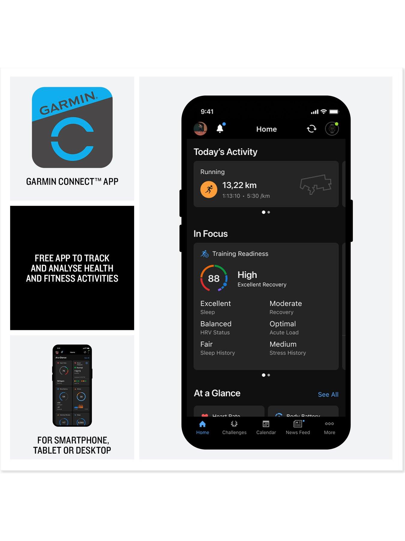 Image 5 of 8 of Garmin Garmin Venu X1 Smartwatch - Soft Gold/French Grey