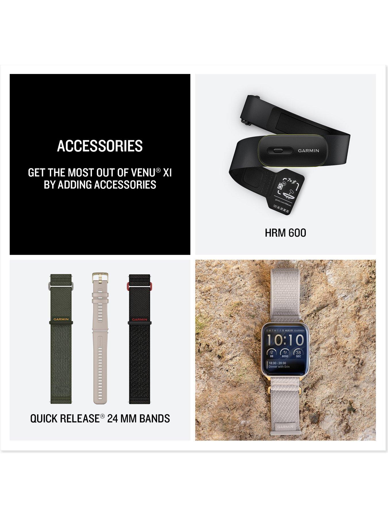 Image 6 of 8 of Garmin Garmin Venu X1 Smartwatch - Soft Gold/French Grey