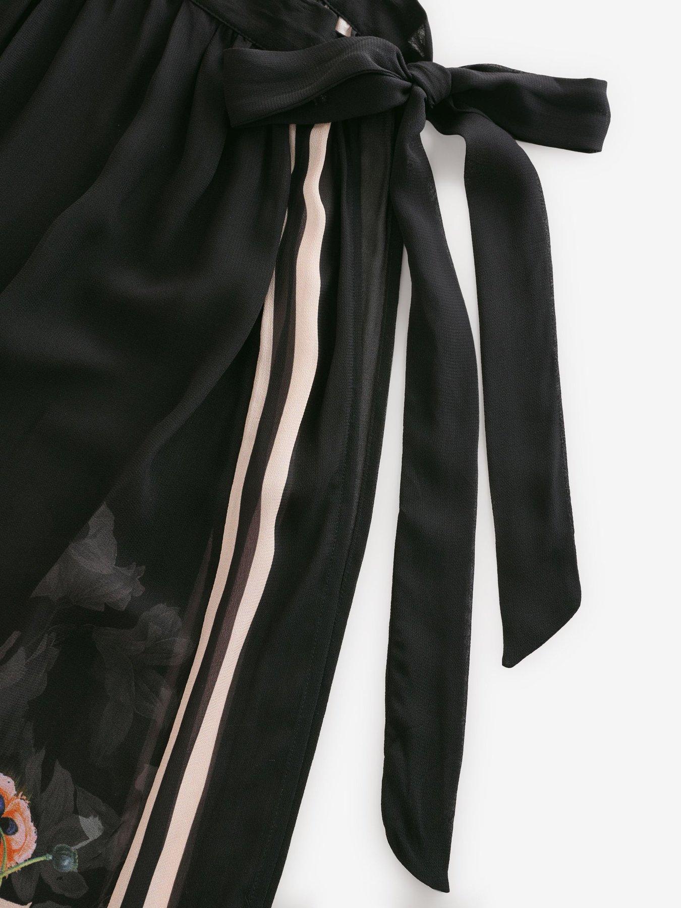 Image 6 of 7 of B By Ted Baker Koi Floral Sarong - Black