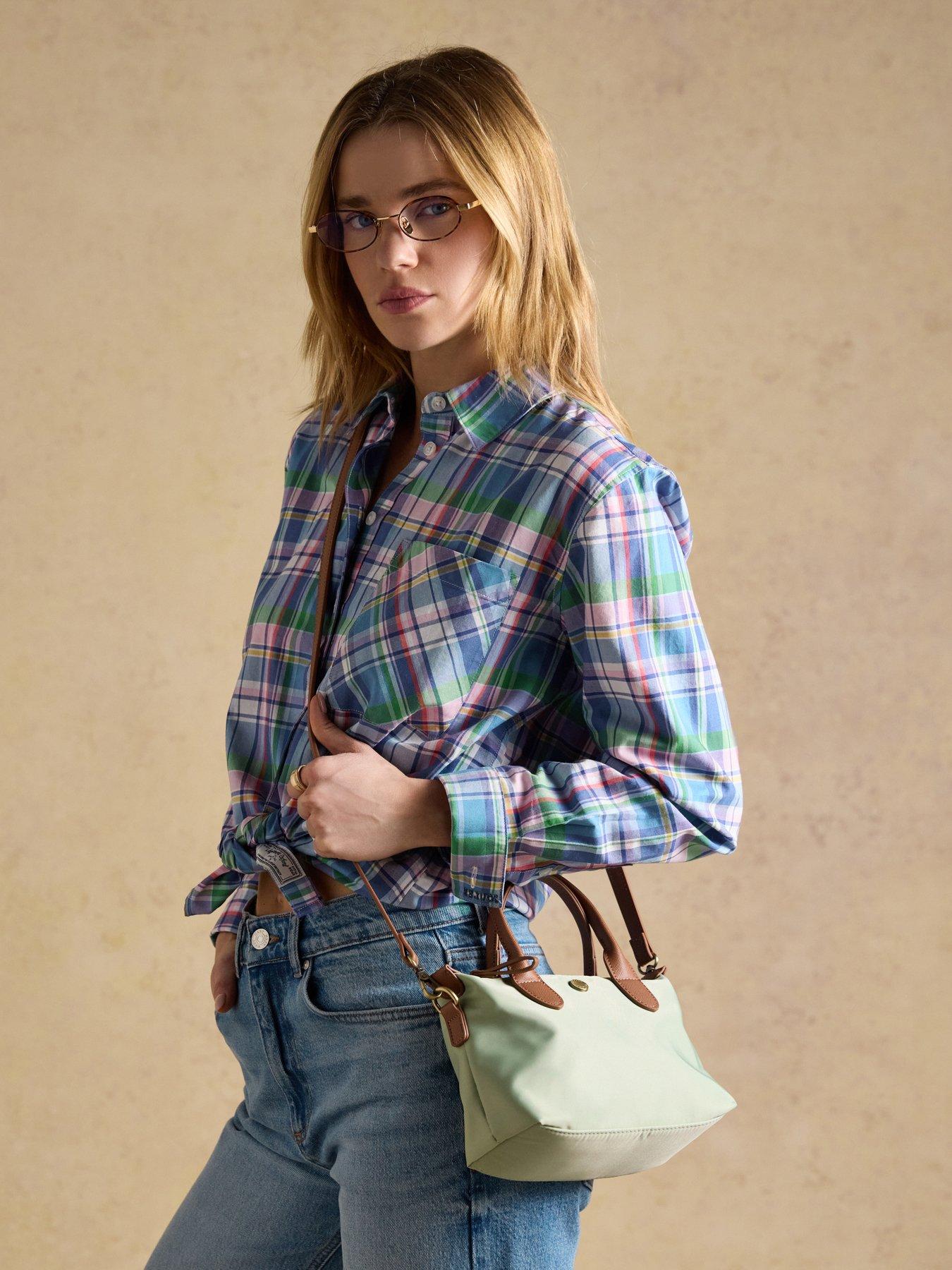 Image 4 of 7 of Joules Edie Mini Crossbody Handbag - Light Green