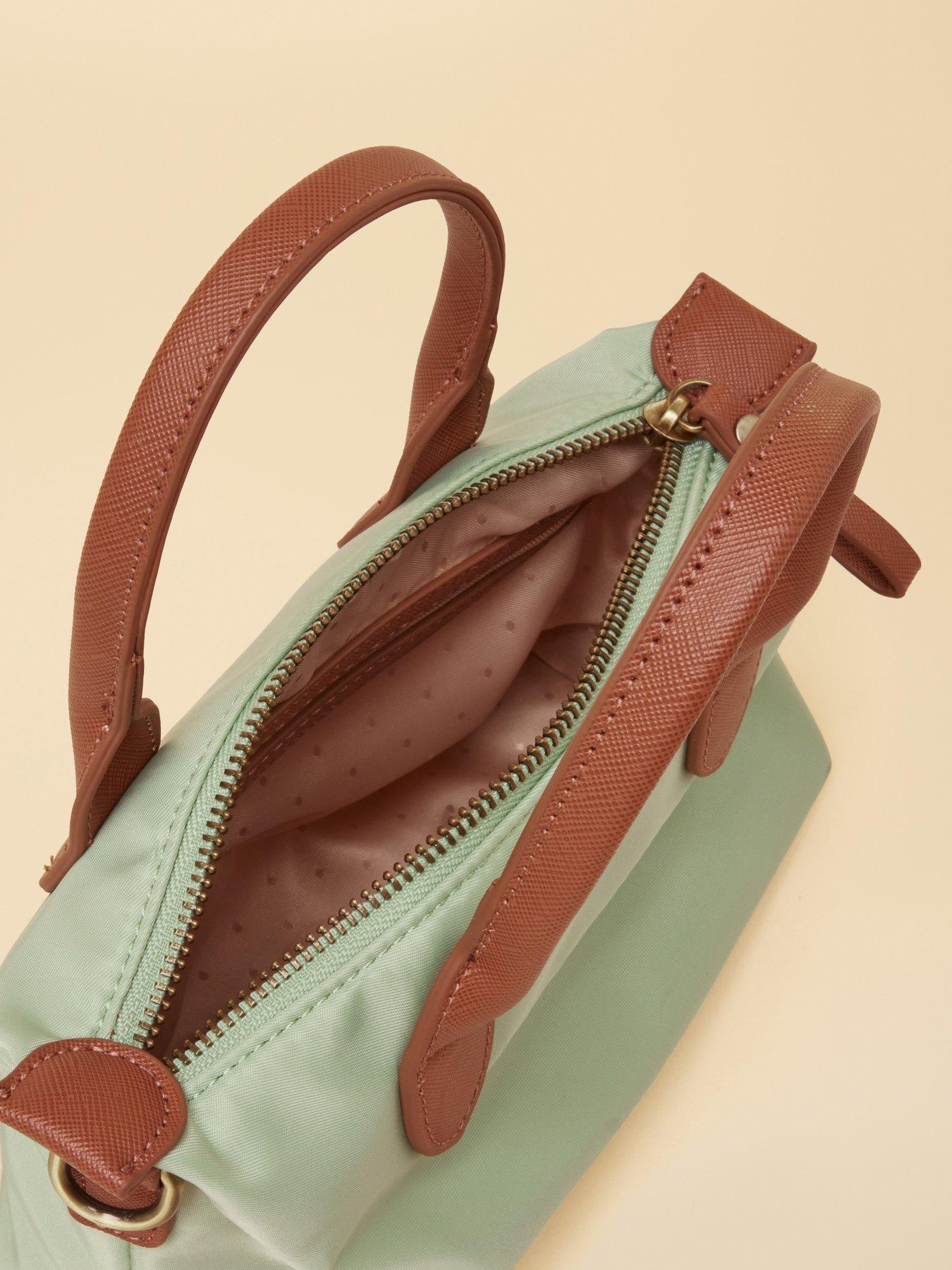Image 6 of 7 of Joules Edie Mini Crossbody Handbag - Light Green