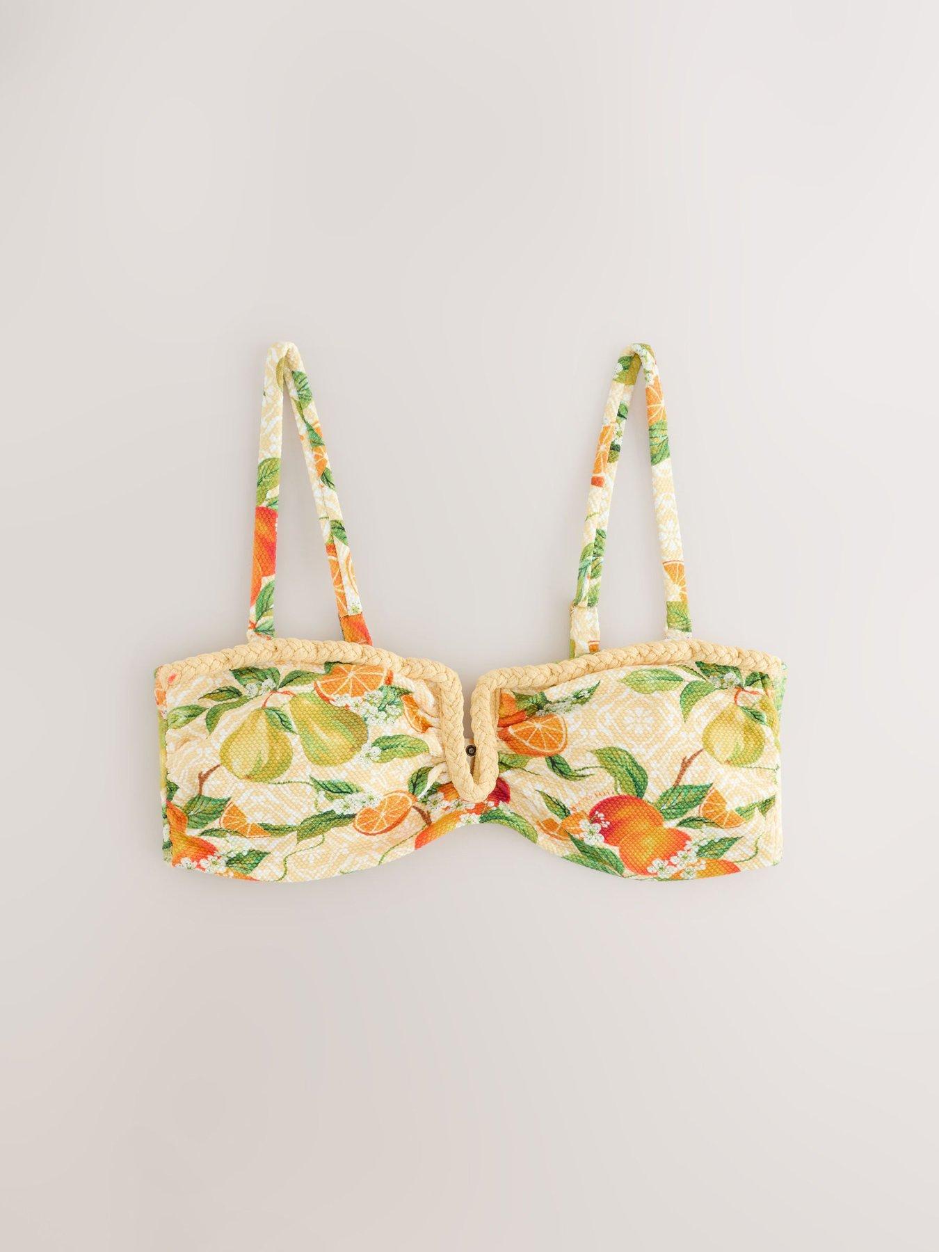 Image 6 of 6 of B By Ted Baker Fruit Print Top - Yellow