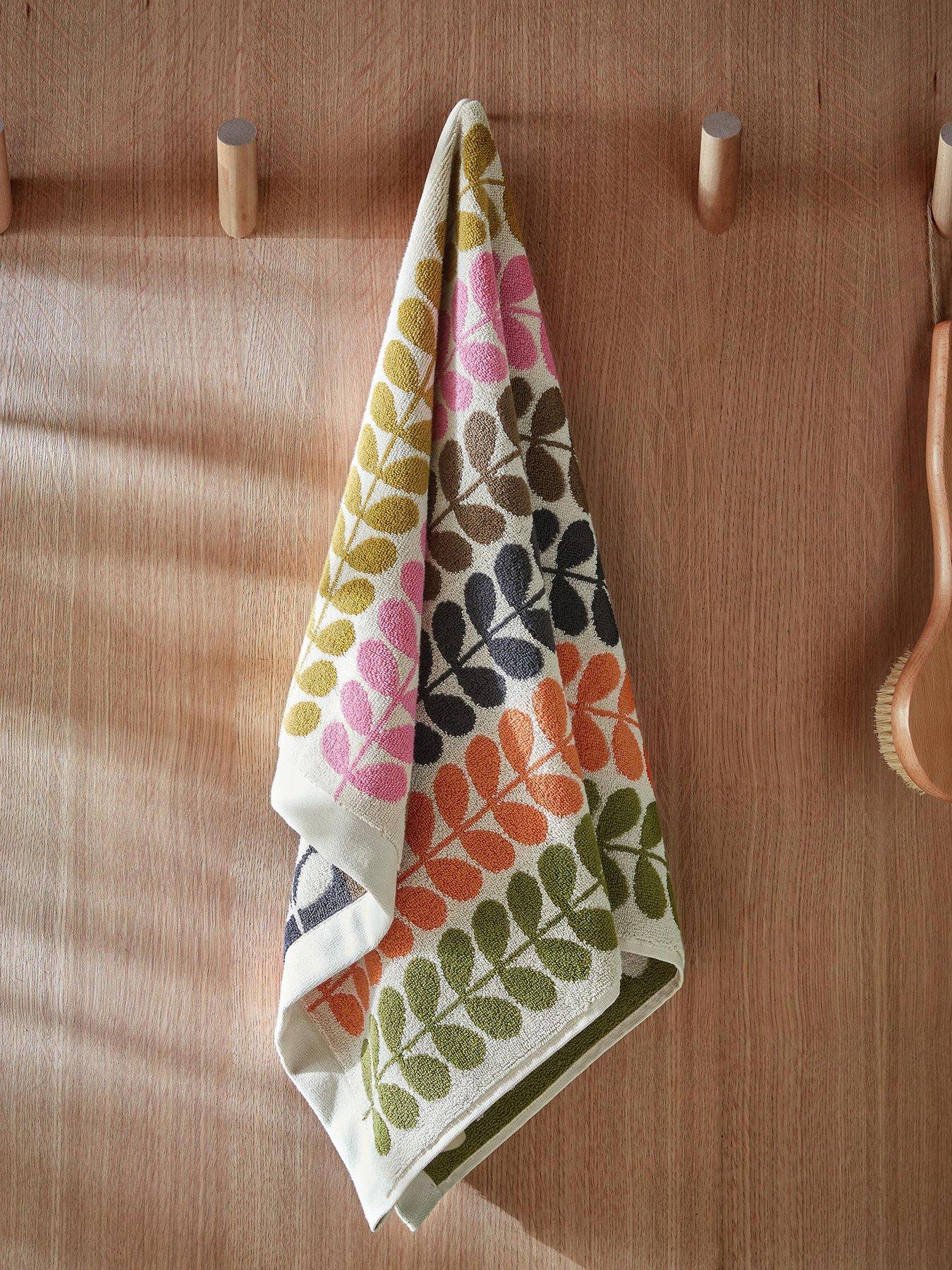Orla Kiely Multi Stem 100% Cotton Auburn Towel Collection