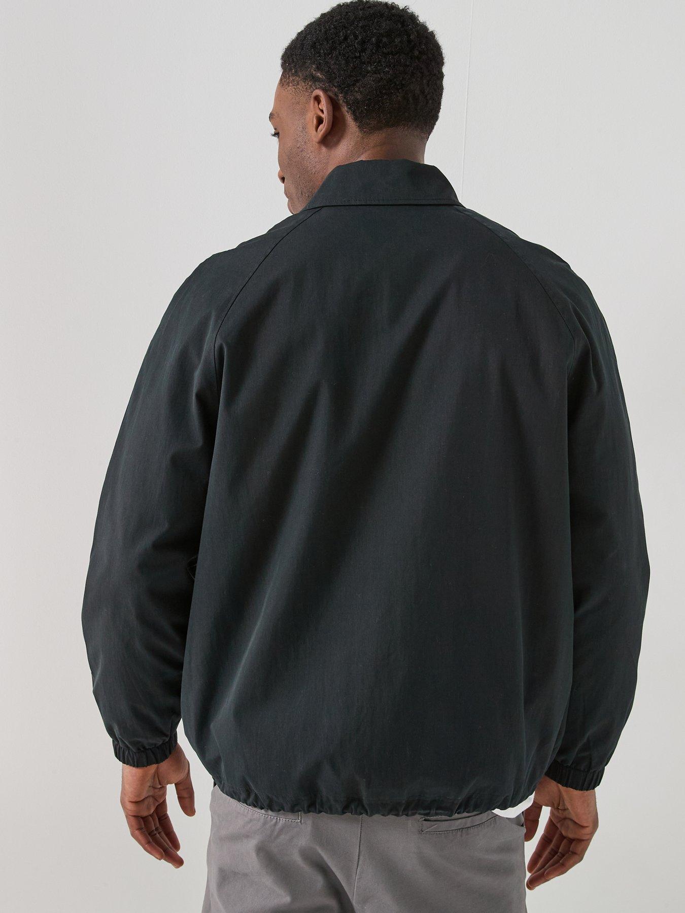 Double A by Wood Wood Sigurt Cotton Coach Jacket - Black | Very