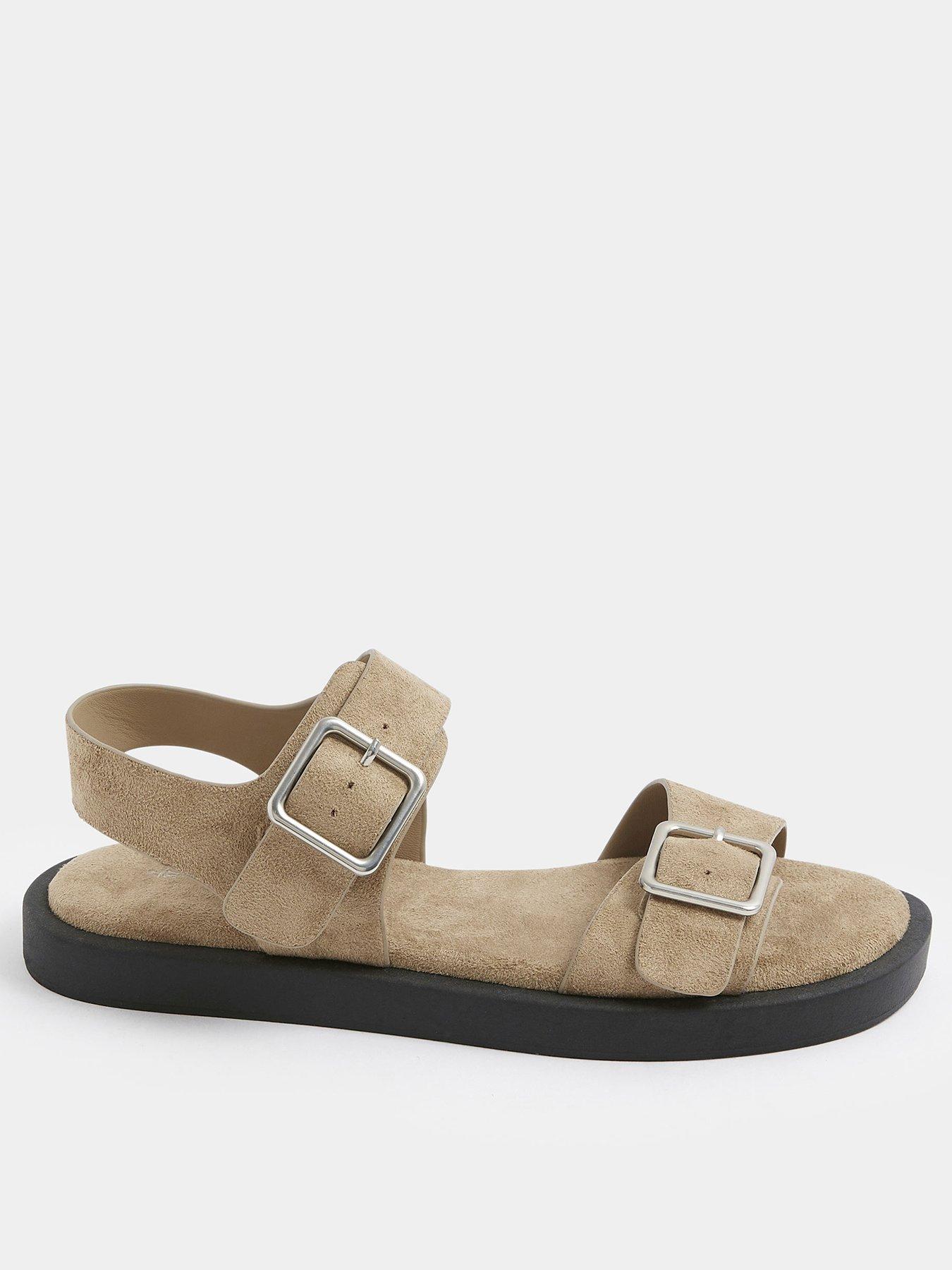 Yours Curve Extra Wide Fit Buckle Sandal