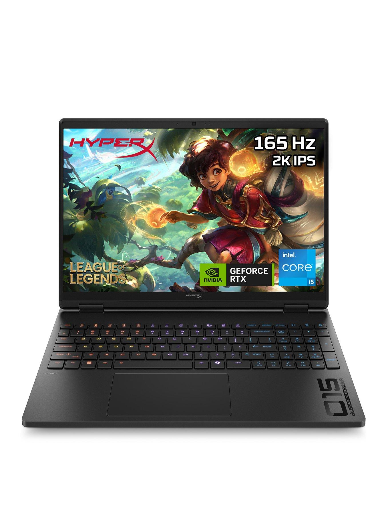 HYPERX OMEN 15-ga0001na 15.3in WQXGA Gaming Laptop - NVIDIA RTX 5050 - 16GB RAM, 1TB SSD - Intel Core i5-14450HX - 165Hz