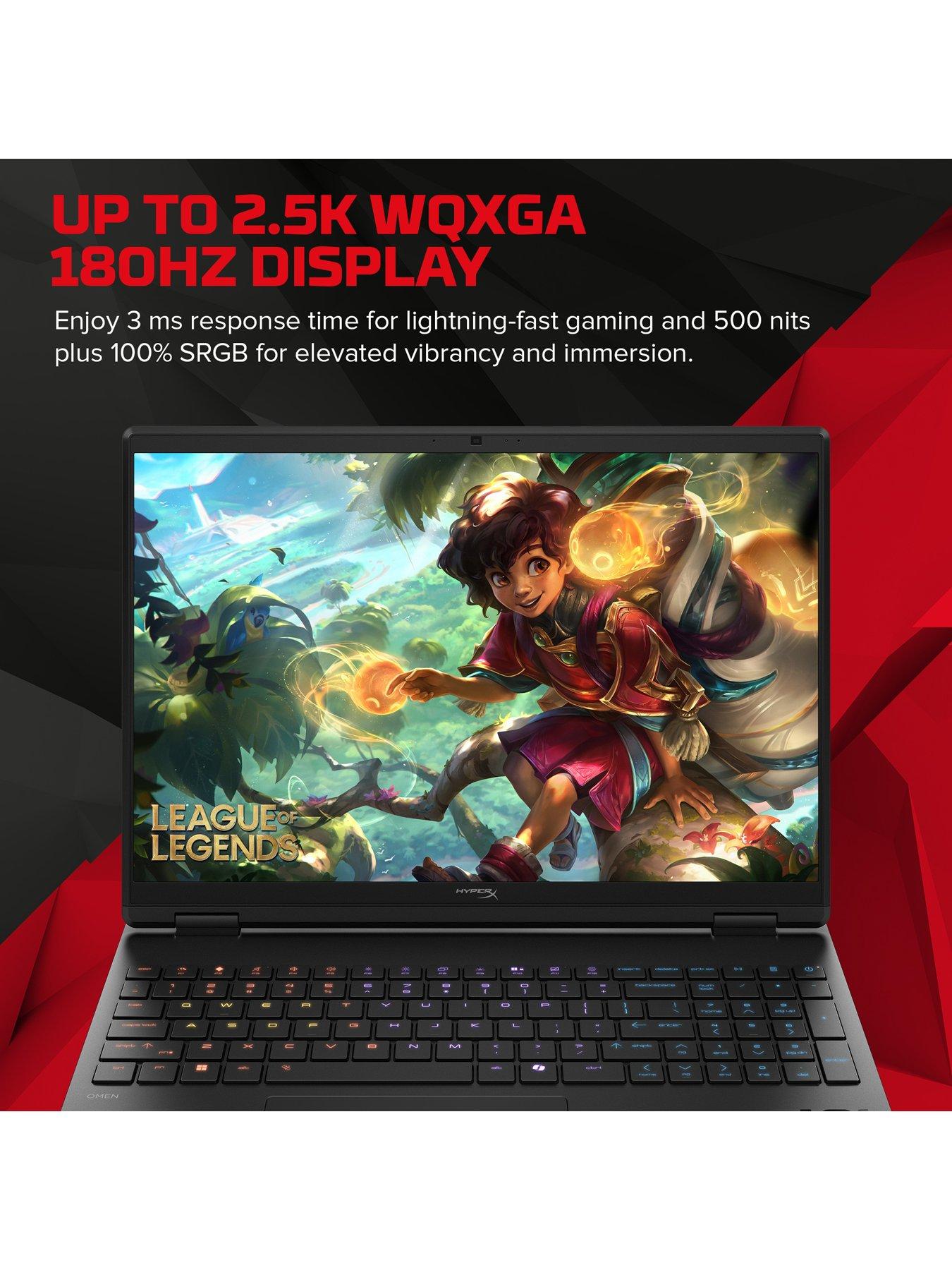Image 4 of 8 of HYPERX OMEN 15-ga0002na 15.3in WQXGA Gaming Laptop - NVIDIA RTX 5060 - 16GB RAM, 1TB SSD - Intel Core i5-14450HX - 180Hz