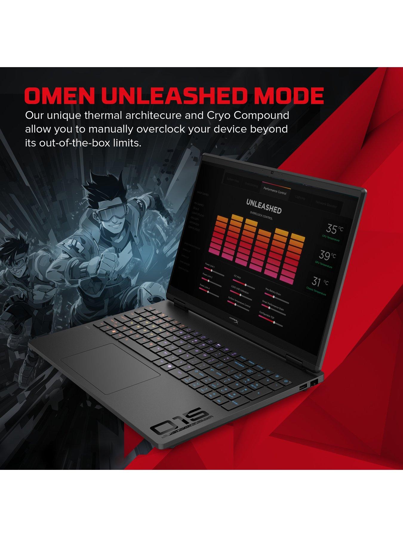 Image 7 of 8 of HYPERX OMEN 15-ga0002na 15.3in WQXGA Gaming Laptop - NVIDIA RTX 5060 - 16GB RAM, 1TB SSD - Intel Core i5-14450HX - 180Hz