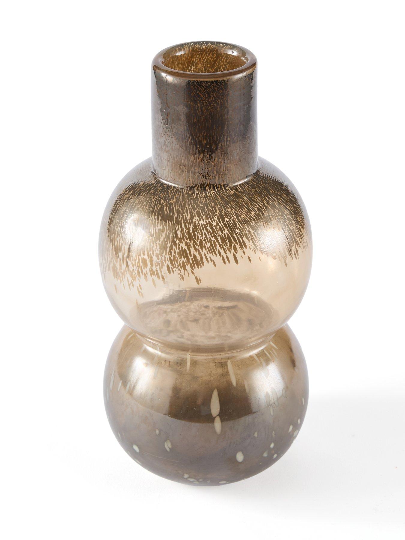 Image 3 of 8 of The Very Collection Reactive&nbsp;Vase - Brown