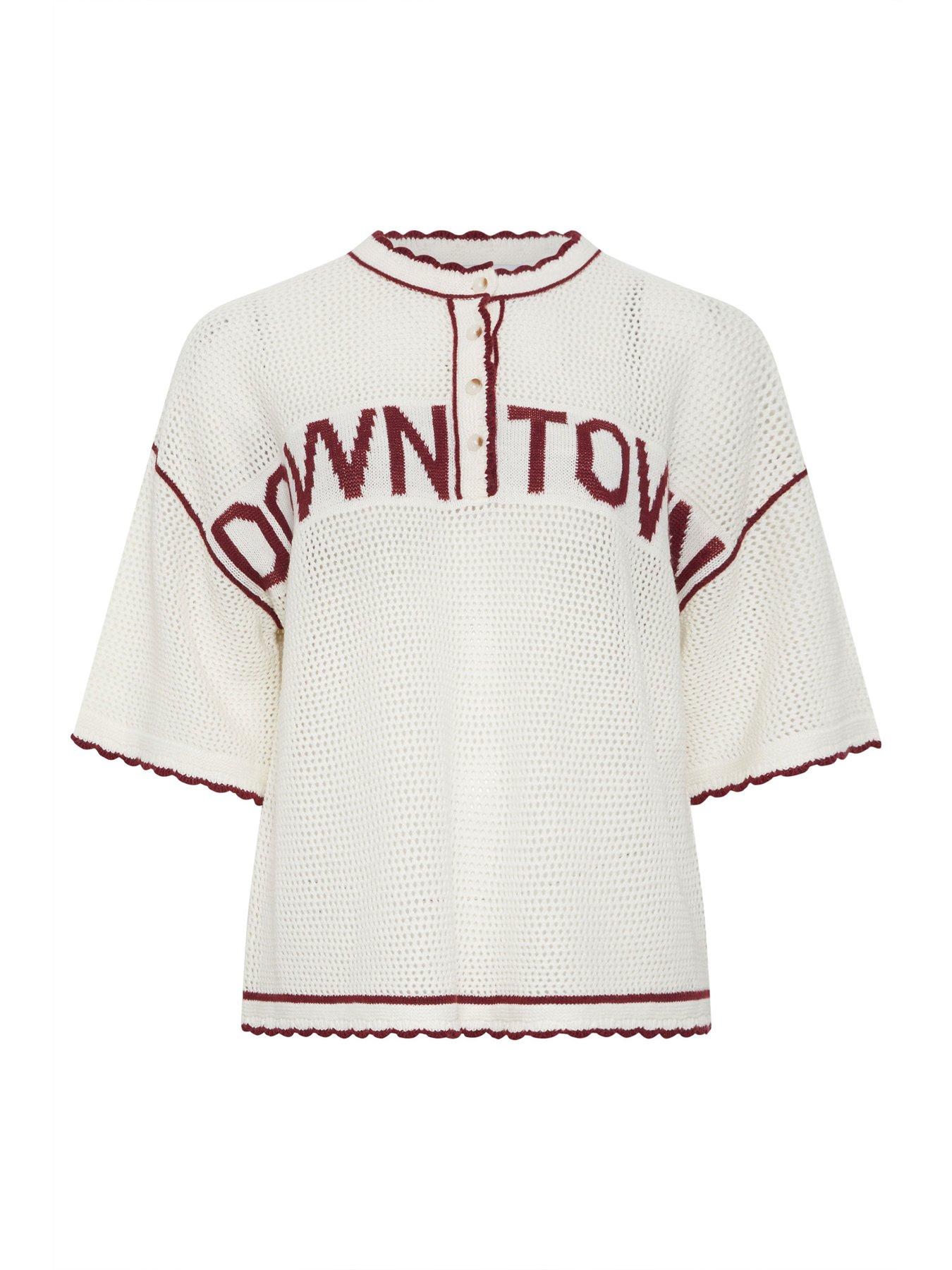 Image 5 of 5 of Yours Curve Downtown Sport Top - White