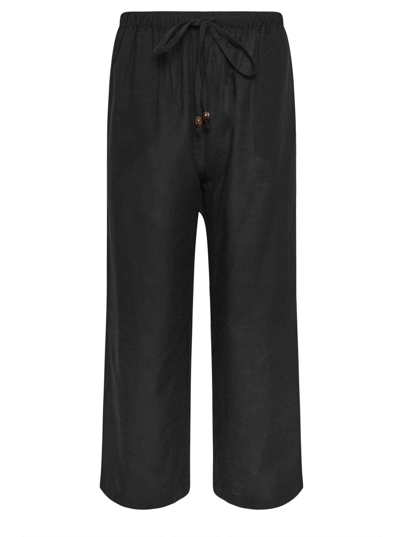 Image 5 of 5 of PixieGirl Petite Bead Drawstring Wide Leg Trousers