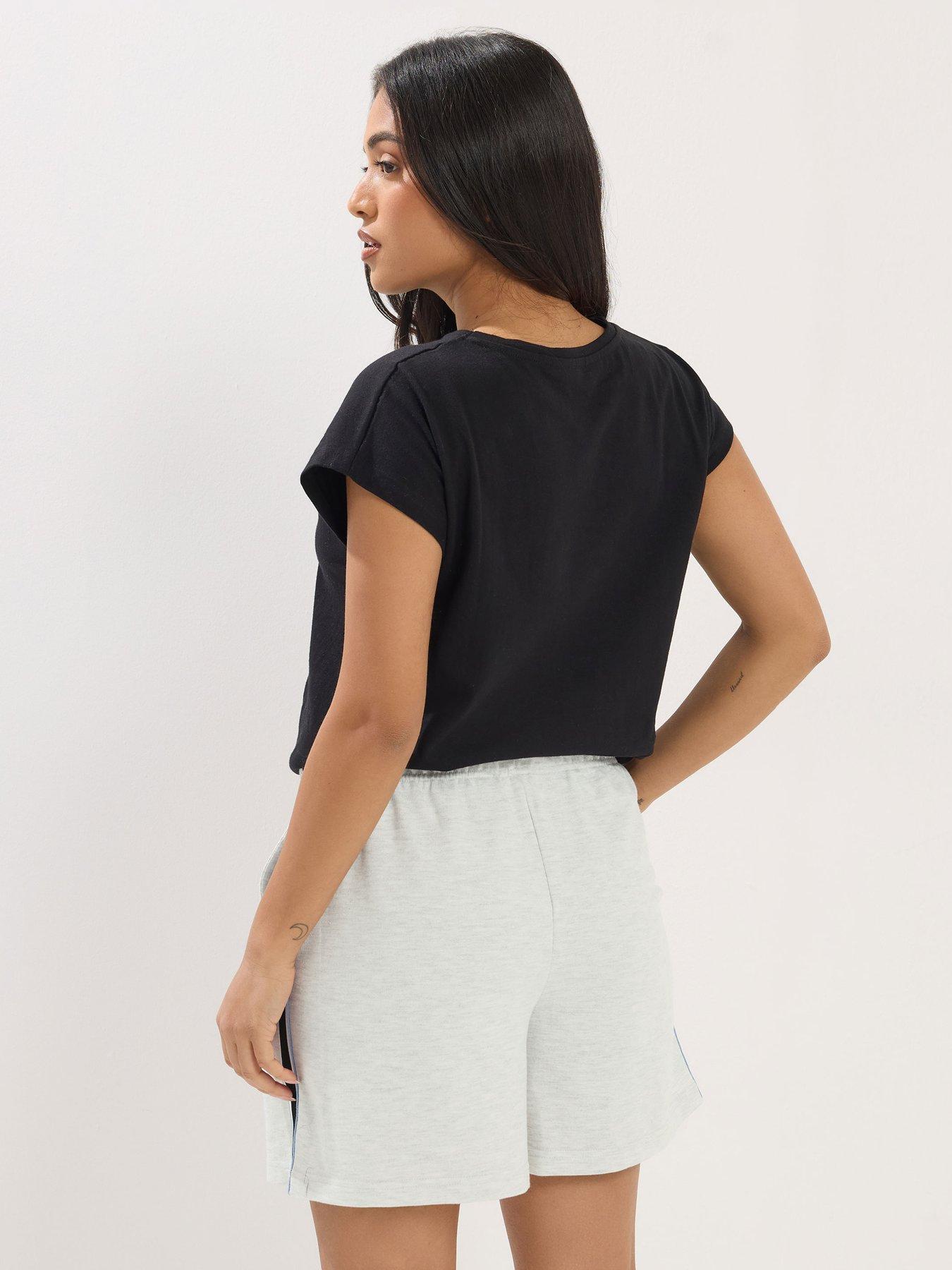 Image 2 of 5 of PixieGirl Petite Side Stripe Shorts