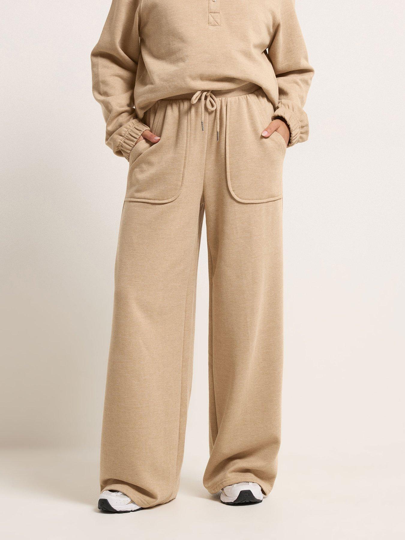 PixieGirl Petite Patch Pocket Wide Leg Joggers