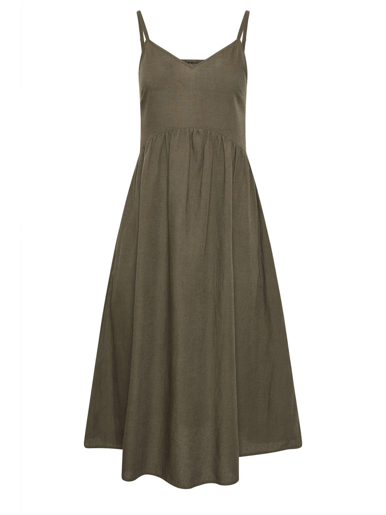 Image 5 of 5 of PixieGirl Petite Strappy Midi Dresss