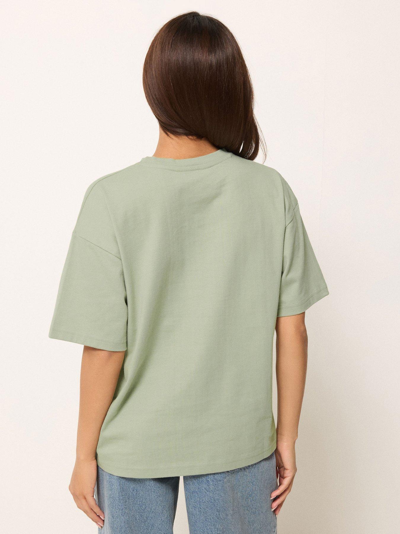 Image 2 of 4 of PixieGirl Petite Puff Paisley T-Shirt - Green
