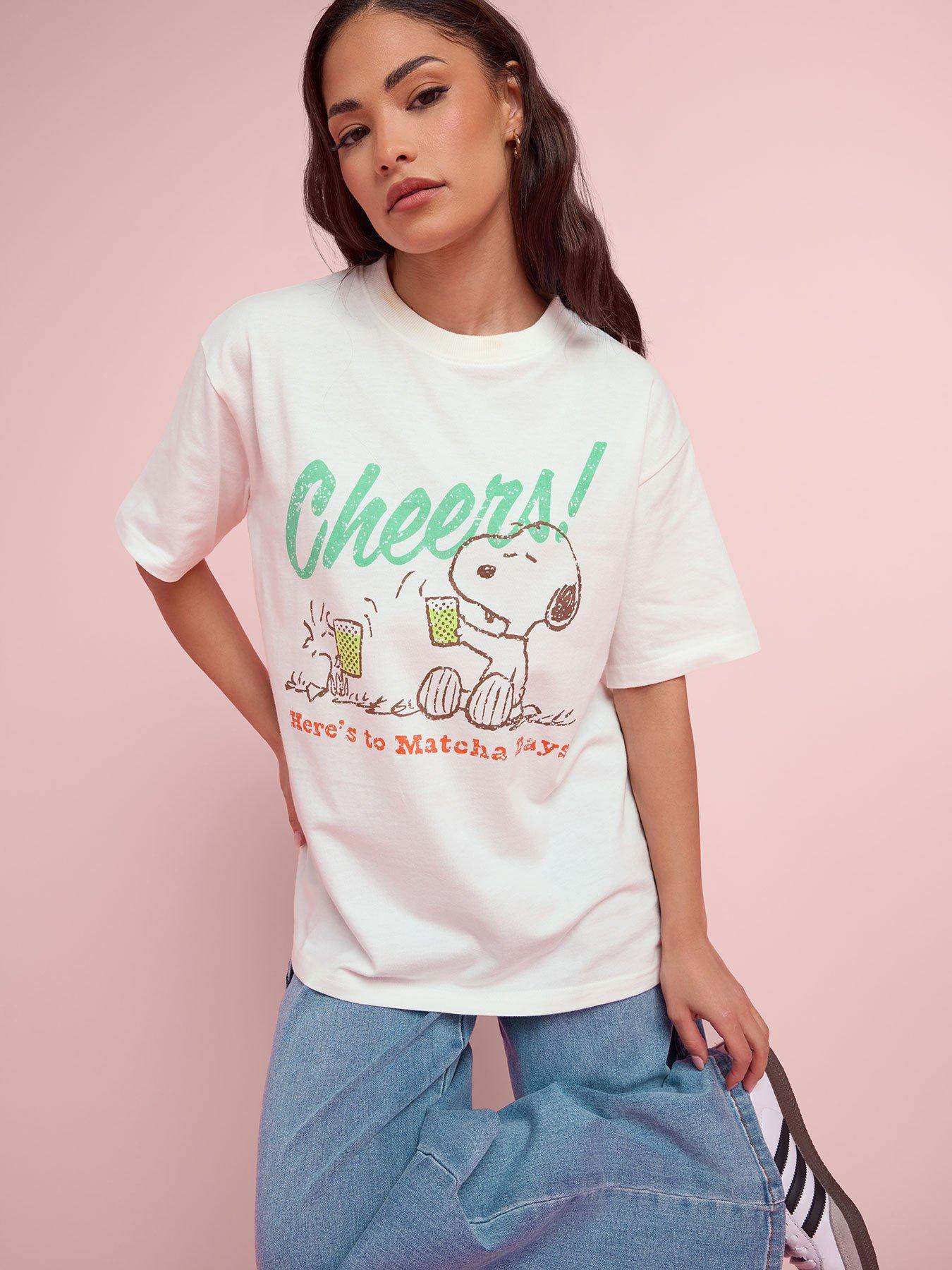 PixieGirl Petite Snoopy Matcha Days T-shirt