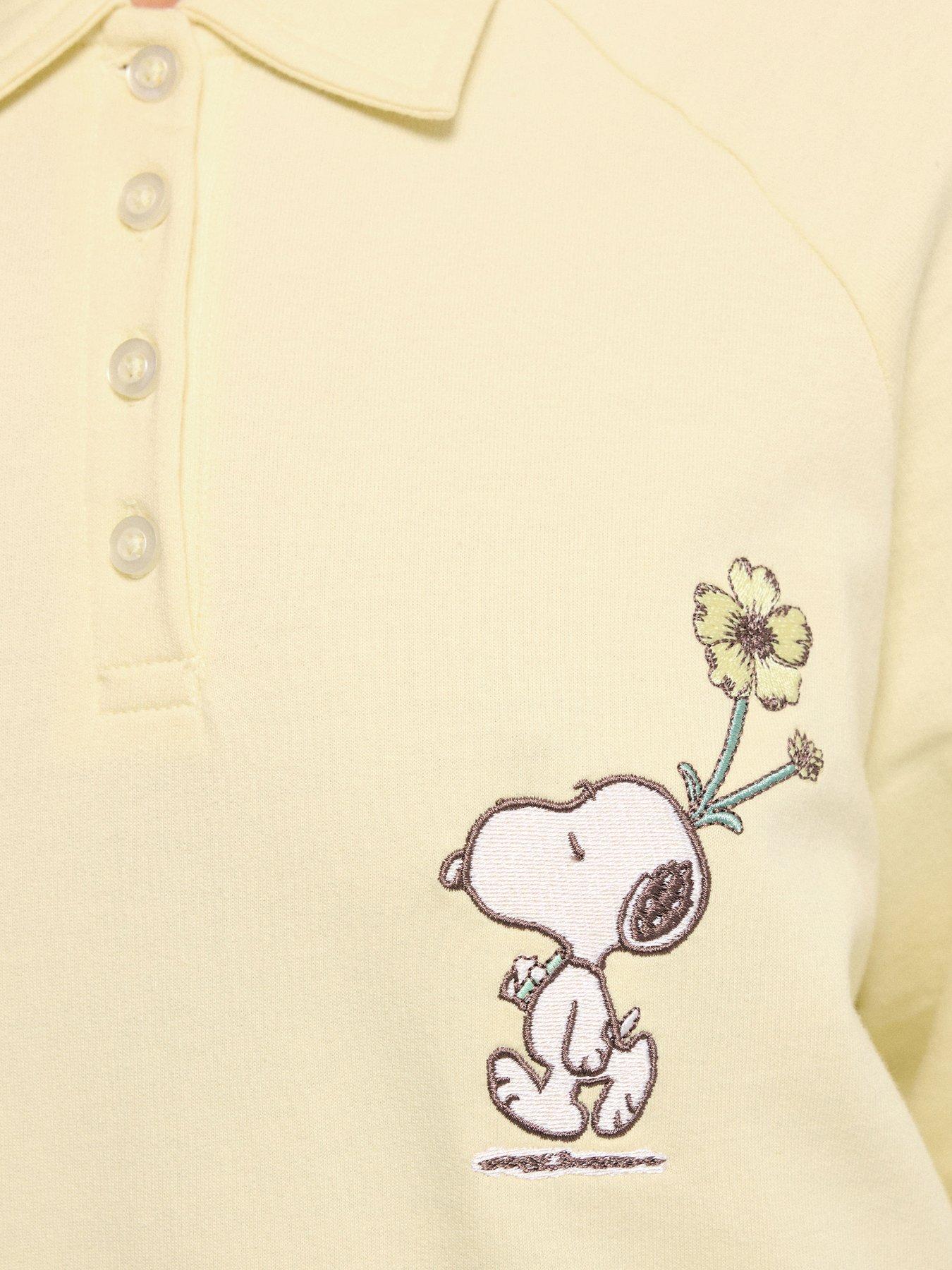 Image 4 of 4 of PixieGirl Petite Snoopy Buttercup Sweatshirt - Yellow