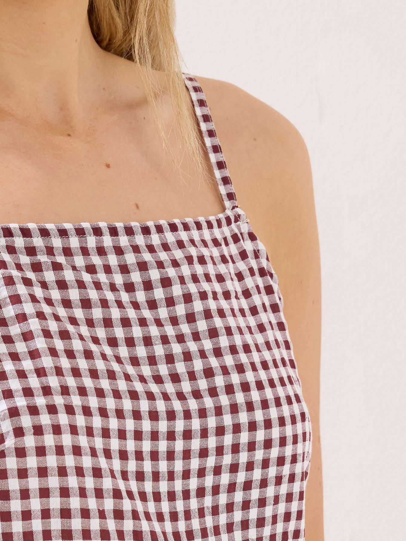 Image 4 of 4 of Long Tall Sally Tall Gingham Vest