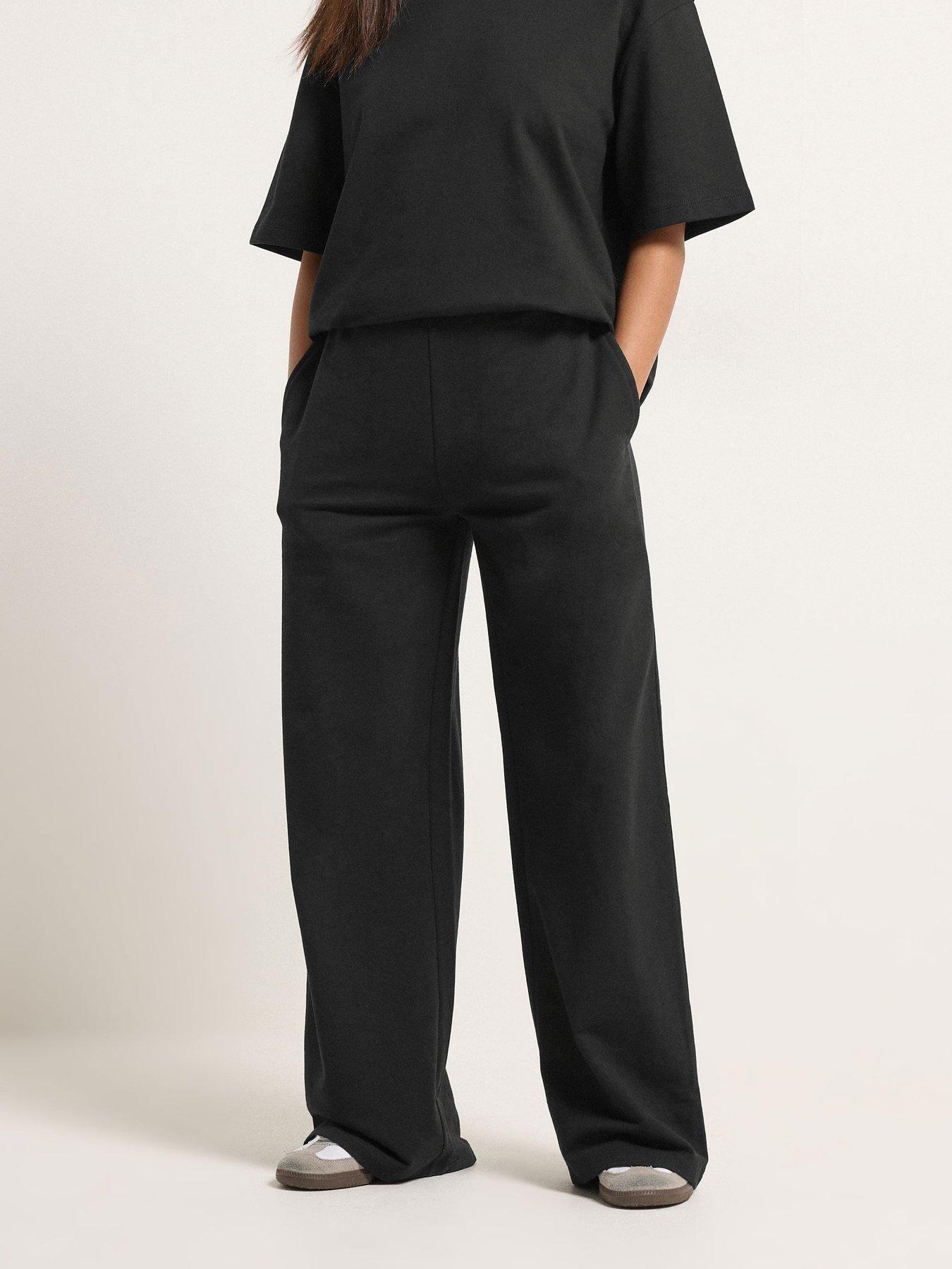 Image 1 of 5 of PixieGirl Petite Wide Leg Joggers