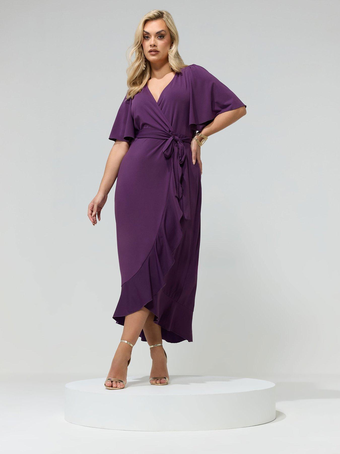 Tiered Dresses | Casual | Purple | 22 | Very