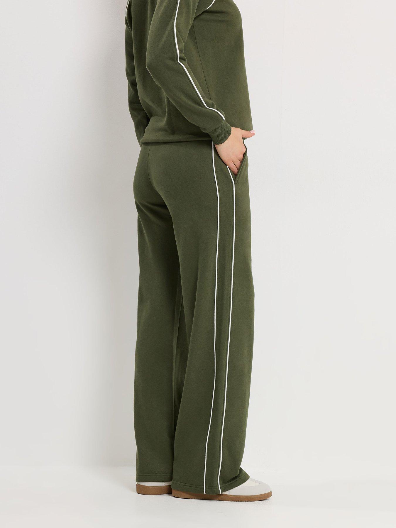 Image 2 of 5 of Long Tall Sally Tall Piped Wide Leg Jogger 34"