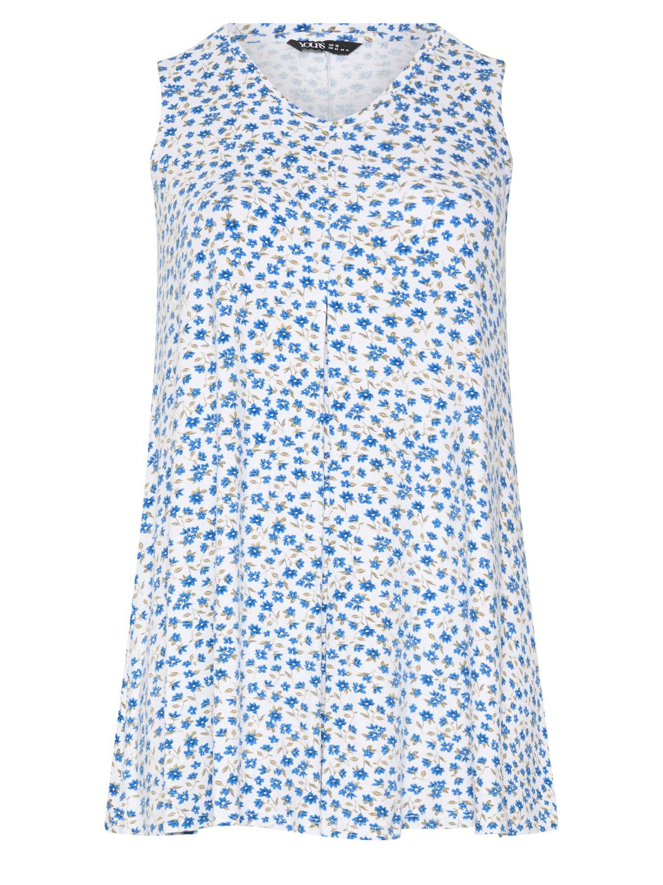 Image 5 of 5 of Yours Curve Pleat Front Vest - White