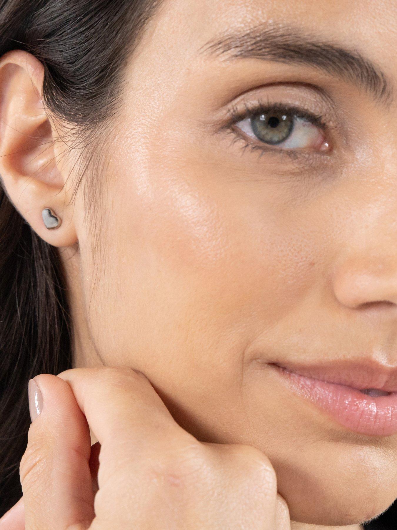 Image 5 of 6 of BOSS Honey Heart Stainless Steel Earrings