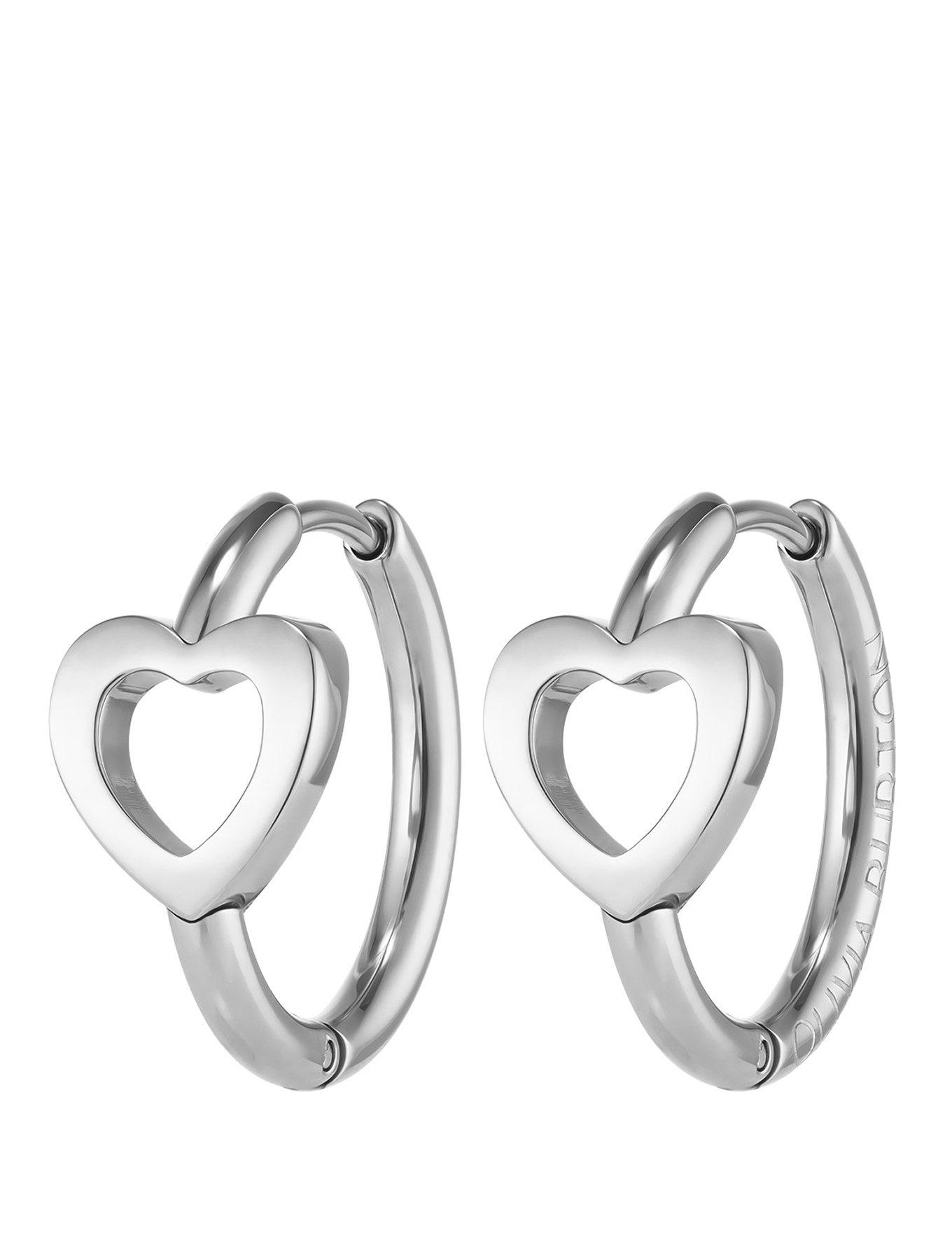 Olivia Burton Stainless Steel Kindred Interlink Earrings