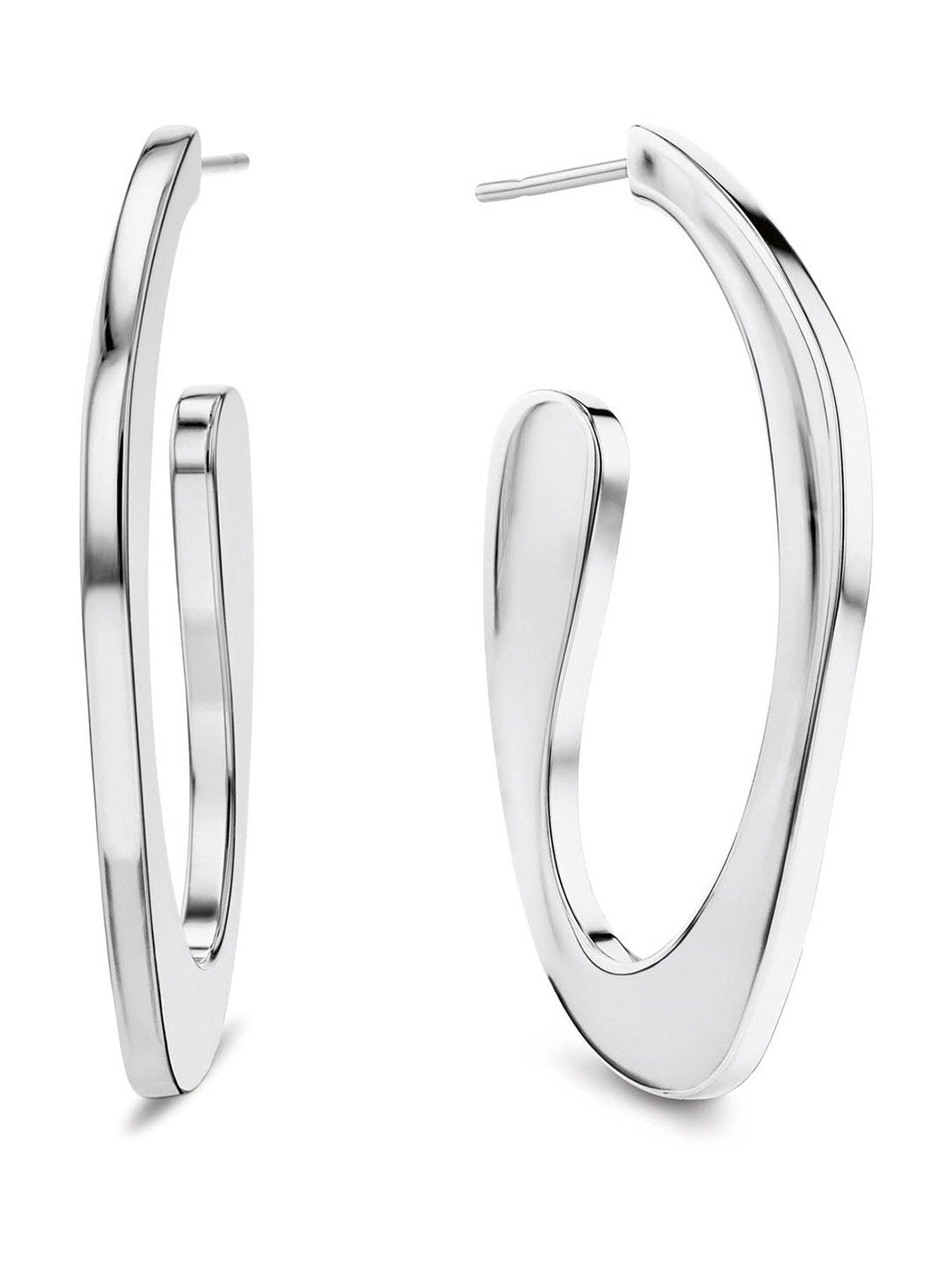 Calvin Klein Calvin Klein Womens CK Harmonious Connection Stainless Steel Earrings