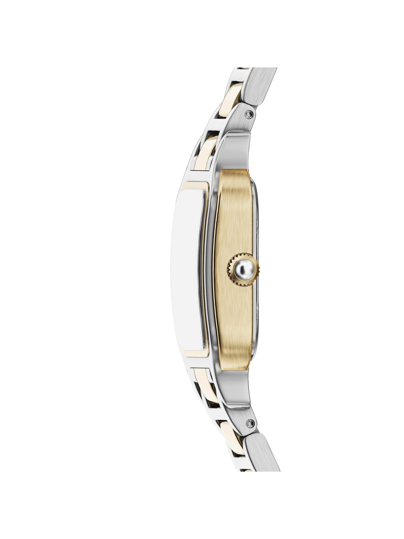 Image 4 of 7 of Emporio Armani Womens Three-Hand Two-Tone Stainless Steel Watch, AR11745