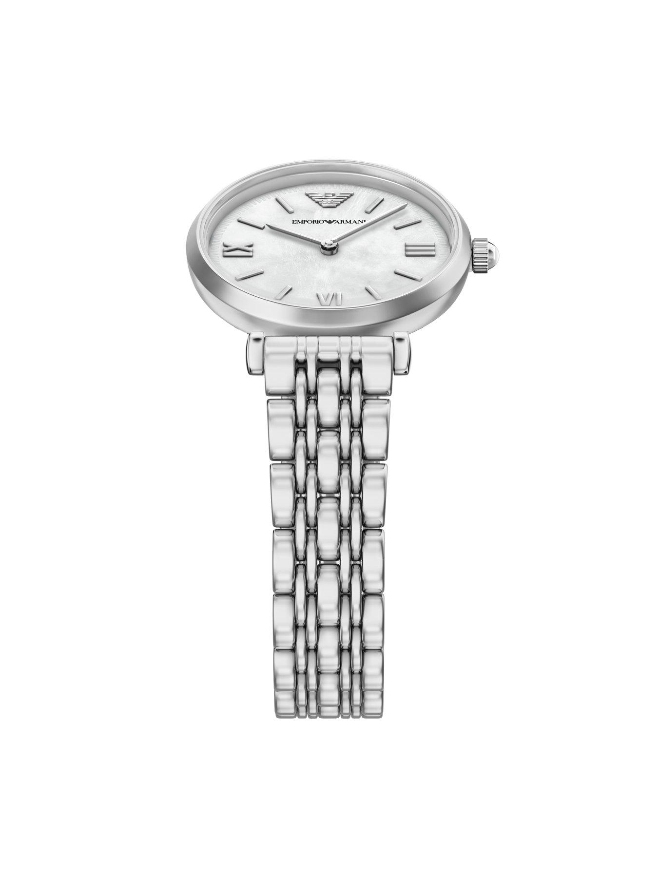 Image 6 of 7 of Emporio Armani Womens Two-Hand Stainless Steel Watch, AR11768