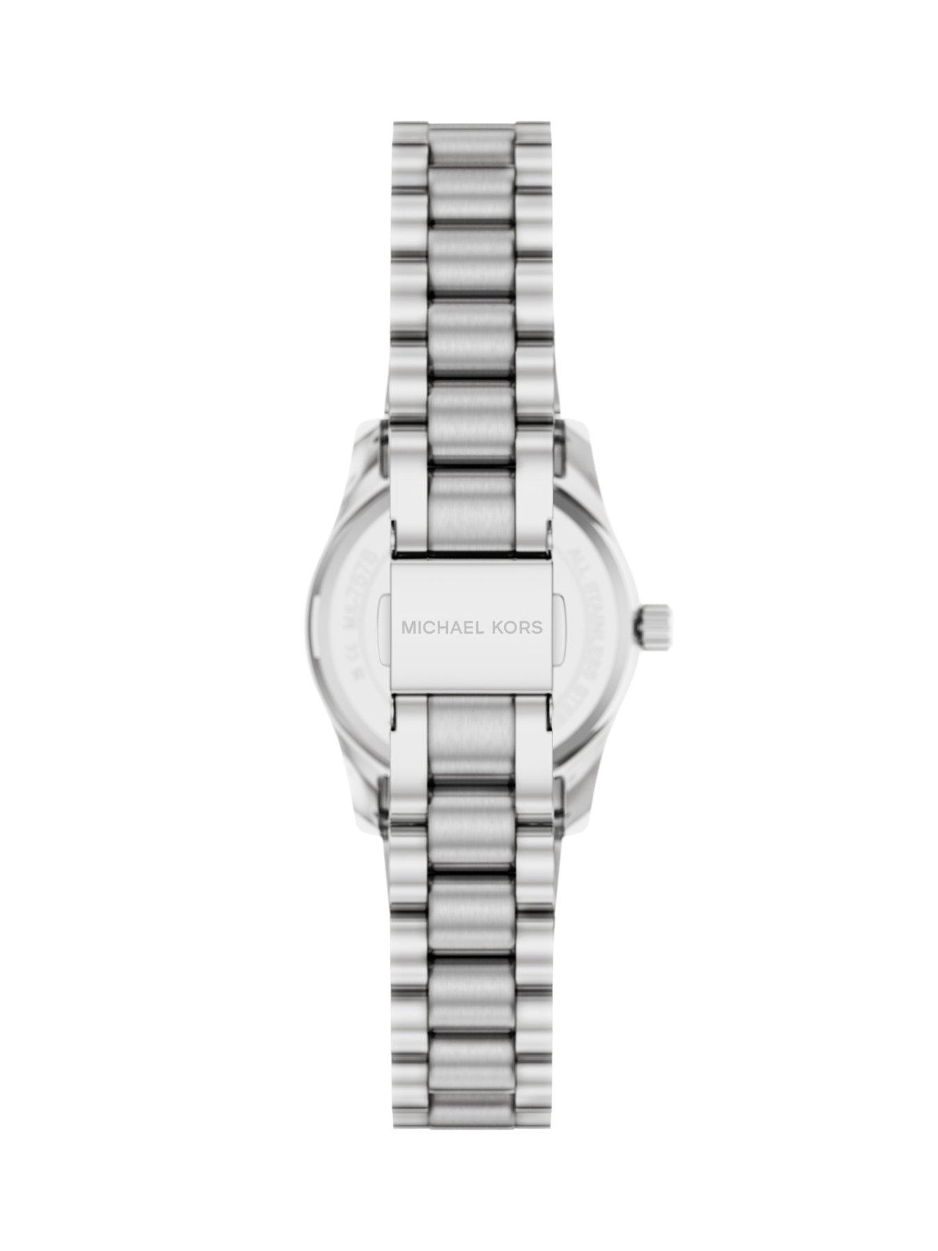 Image 2 of 7 of Michael Kors Womens Lexington Three-Hand Stainless Steel Watch, MK7580