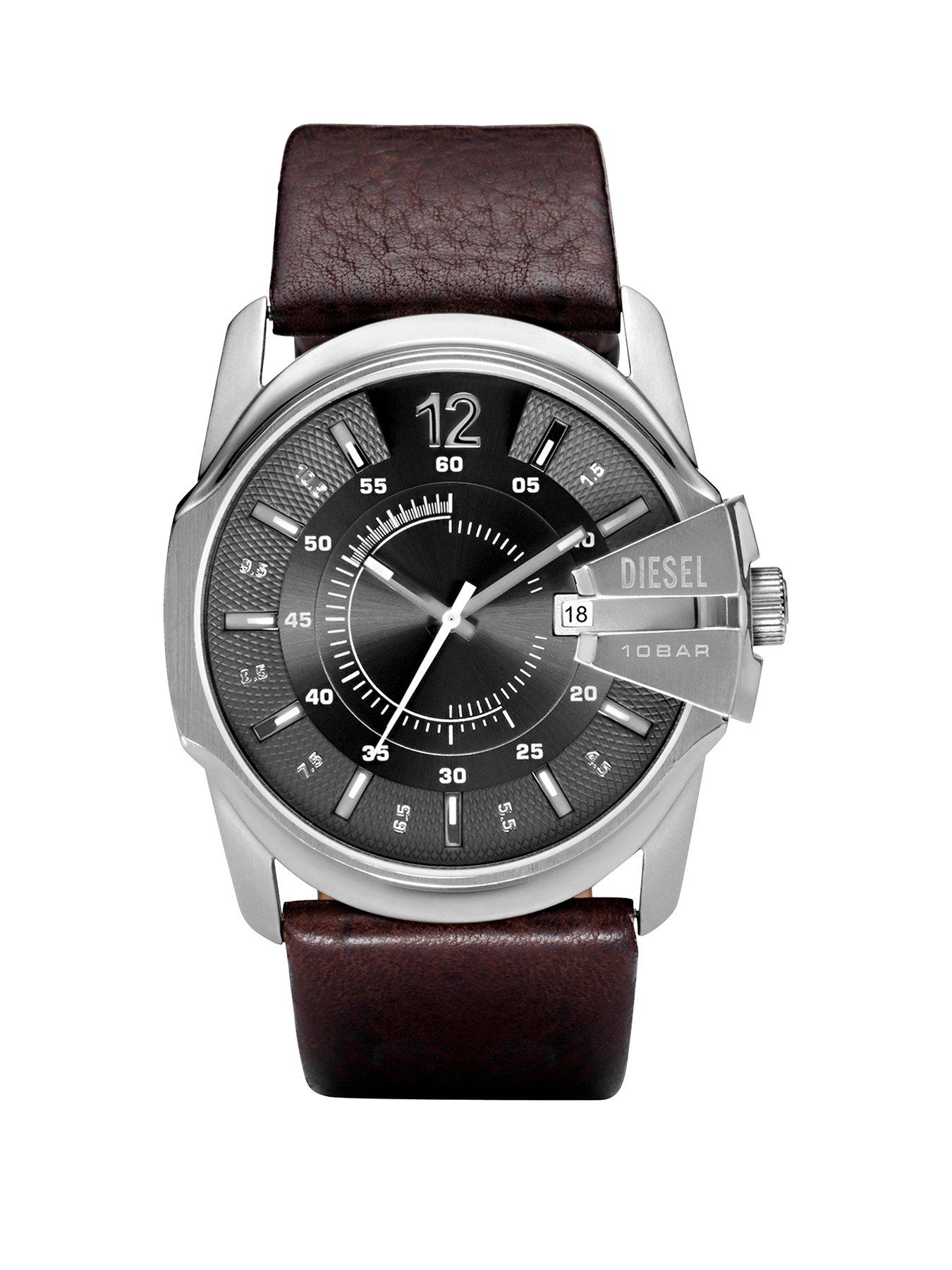 Diesel Mens Master Chief Three-Hand, Stainless Steel Watch, DZ1206