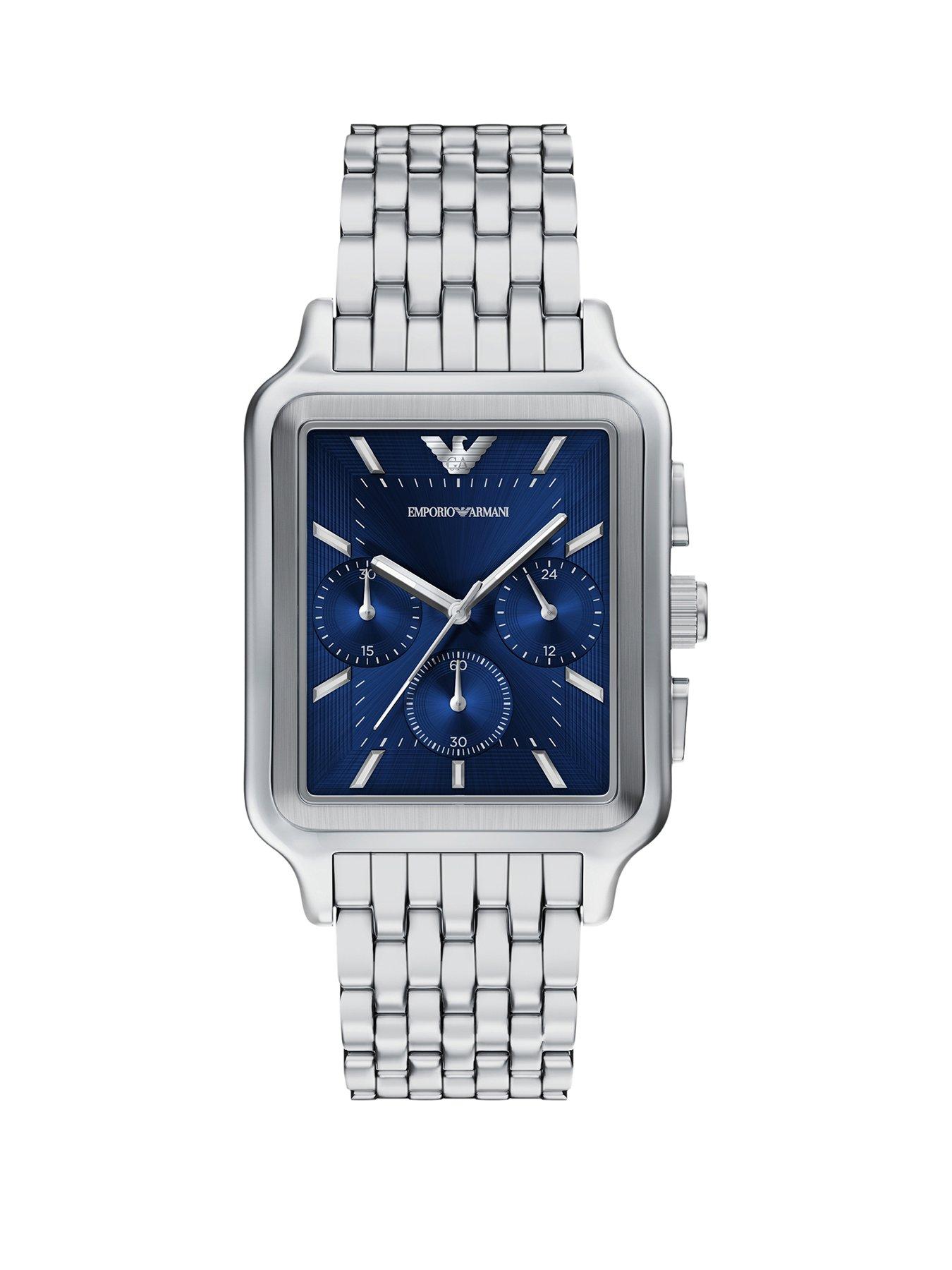 Emporio Armani Mens Chronograph Stainless Steel Watch, AR11750