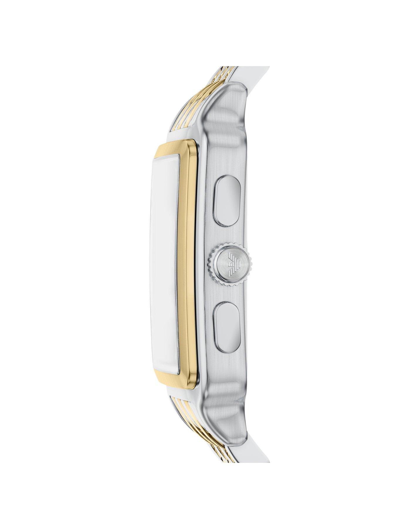 Image 4 of 7 of Emporio Armani Mens Chronograph Two-Tone Stainless Steel Watch, AR11752