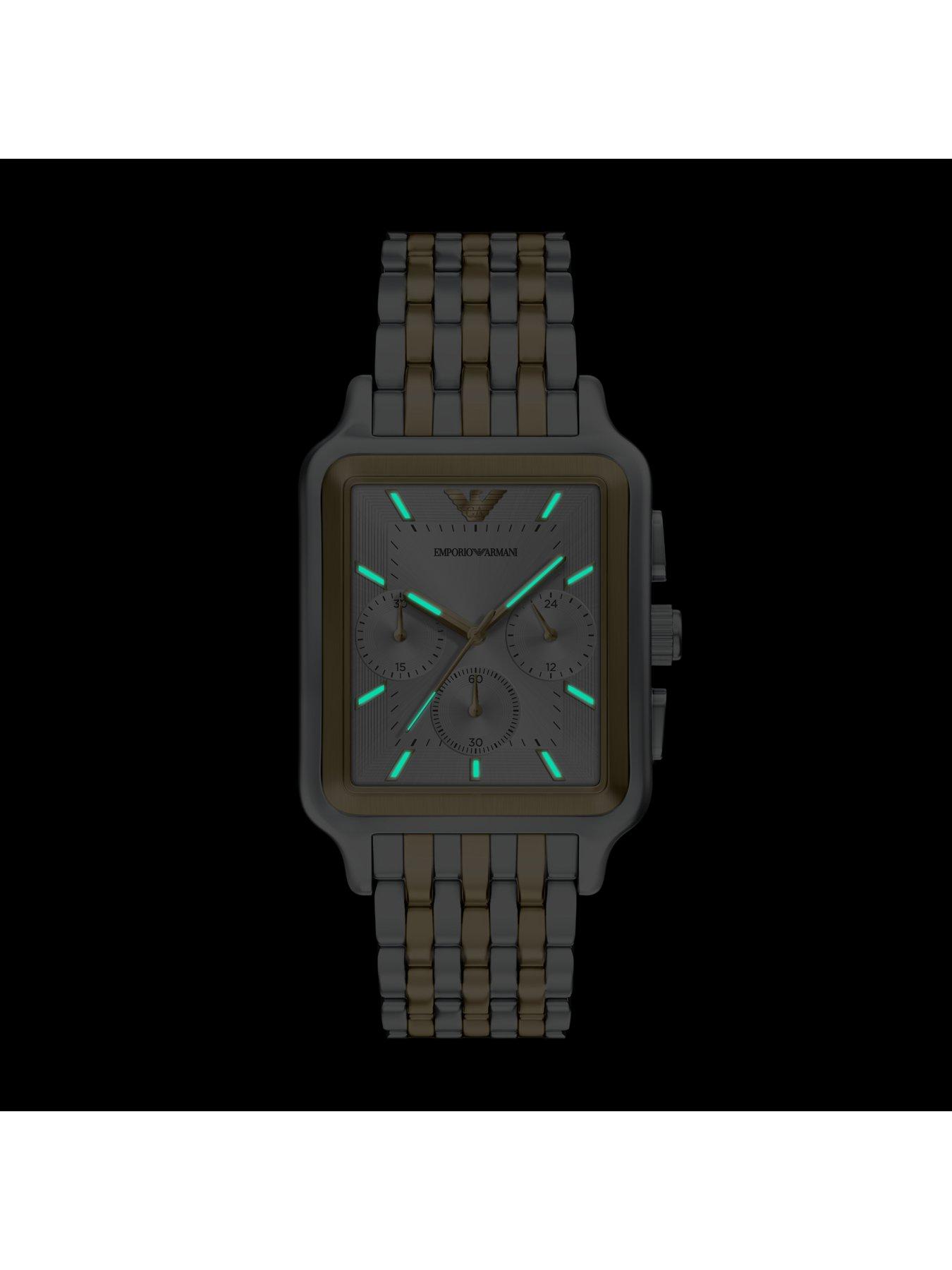 Image 5 of 7 of Emporio Armani Mens Chronograph Two-Tone Stainless Steel Watch, AR11752