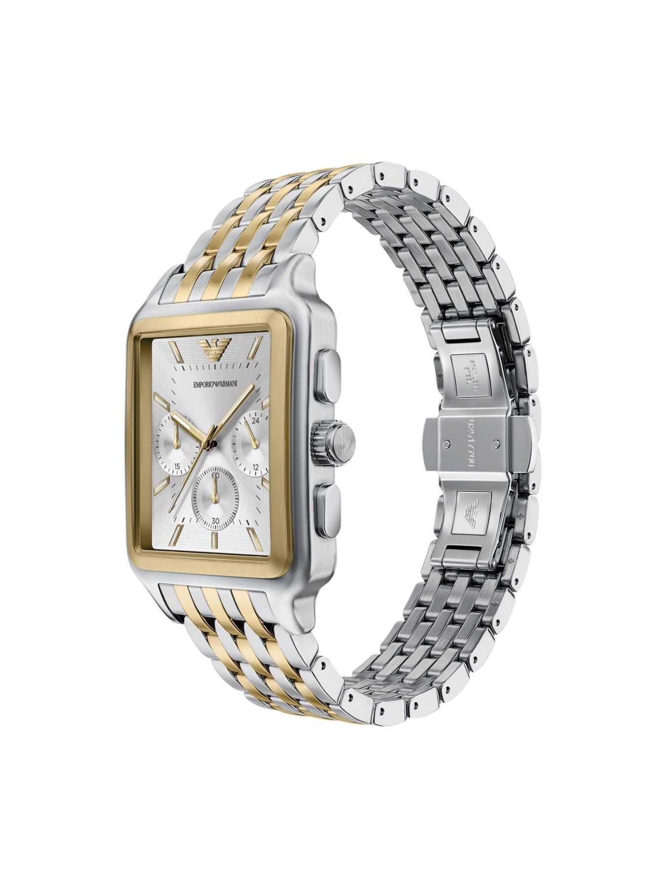 Image 7 of 7 of Emporio Armani Mens Chronograph Two-Tone Stainless Steel Watch, AR11752