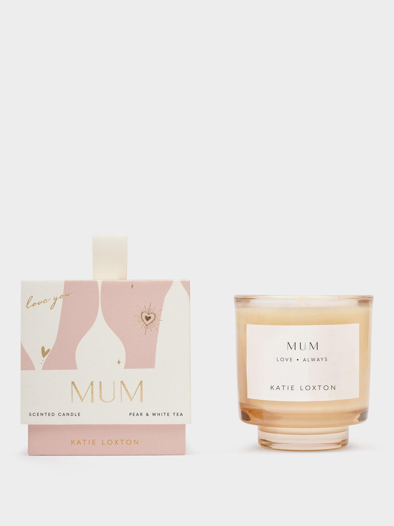 Katie Loxton SENTIMENT CANDLE | MUM | English Pear and White Tea | 8.5cm x 7.5cm x 5.1cm