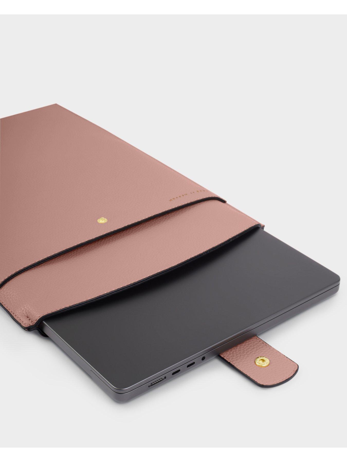 Image 2 of 6 of Katie Loxton LAPTOP SLEEVE , MAKE IT HAPPEN , Pink Clay , 42cm x 28cm