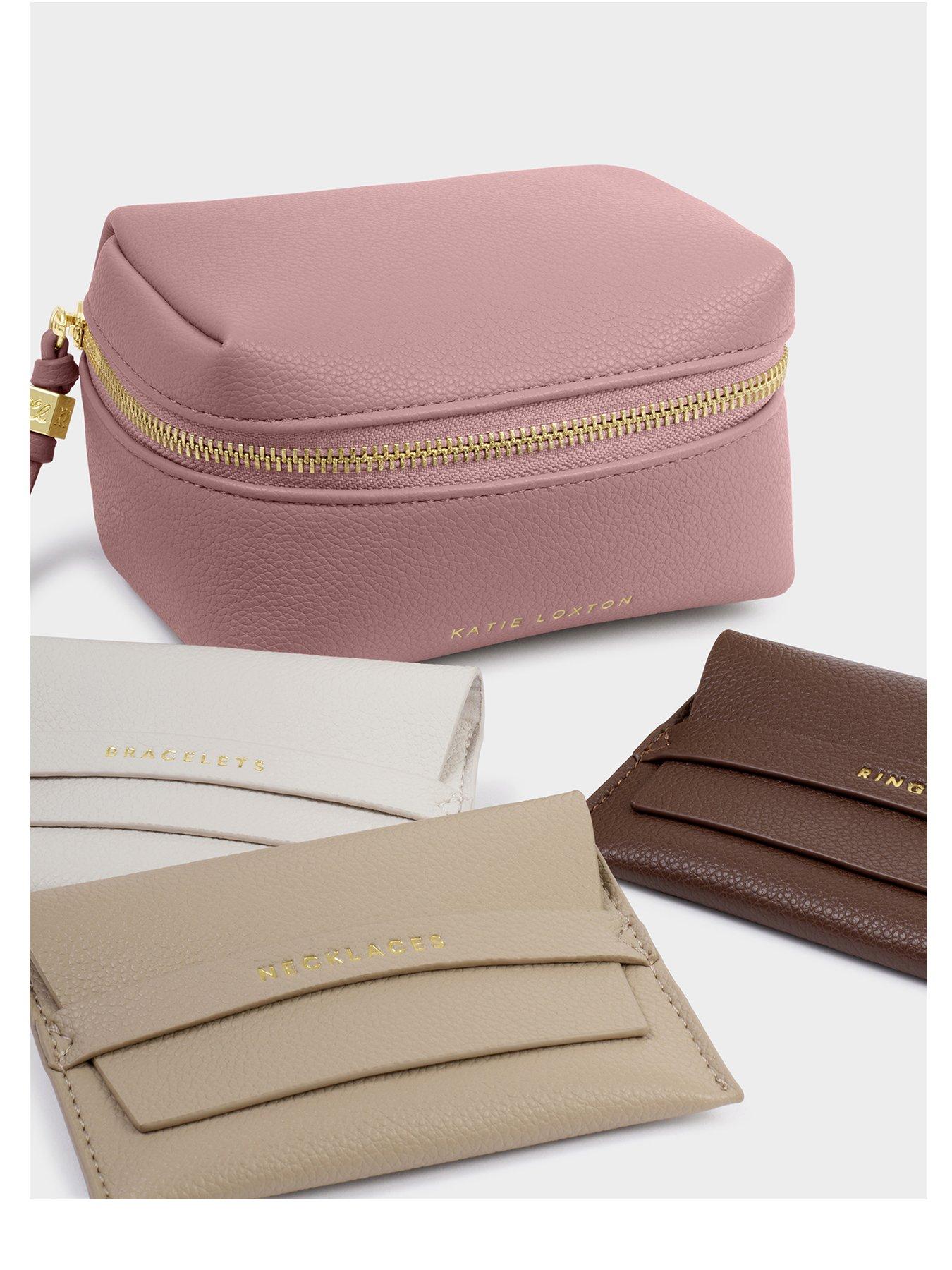 Katie Loxton ACCESSORIES ORGANISER , Deep Rose , 8.5cm x 14.5cm x 10cm