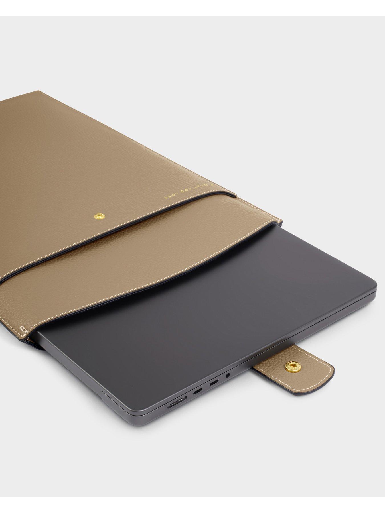 Image 2 of 6 of Katie Loxton LAPTOP SLEEVE , DO WHAT YOU LOVE , Light Taupe , 42cm x 28cm