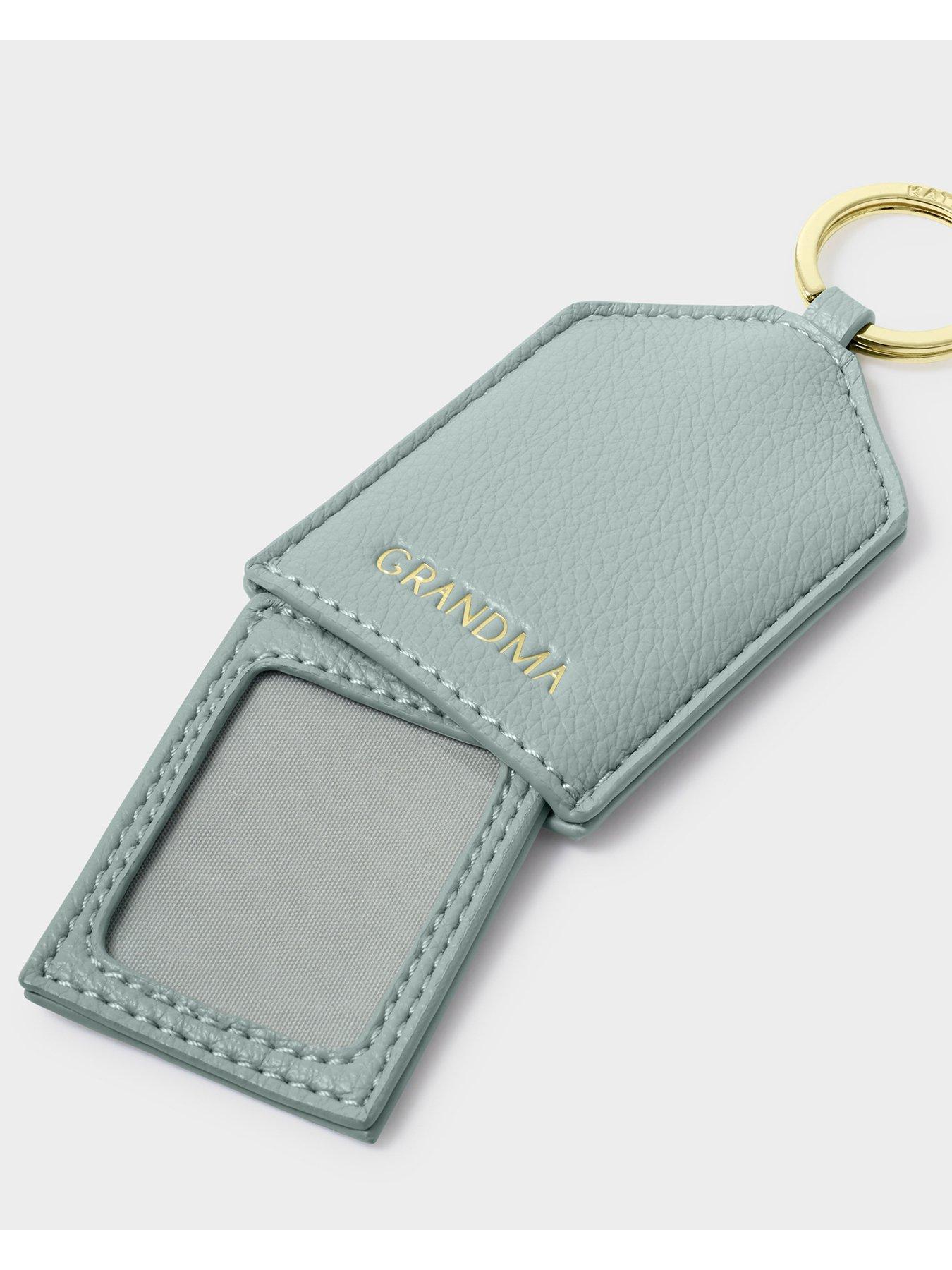 Image 2 of 5 of Katie Loxton HIDDEN PHOTO KEYRING , GRANDMA , Duck Egg, 7.5cm x 5.5cm